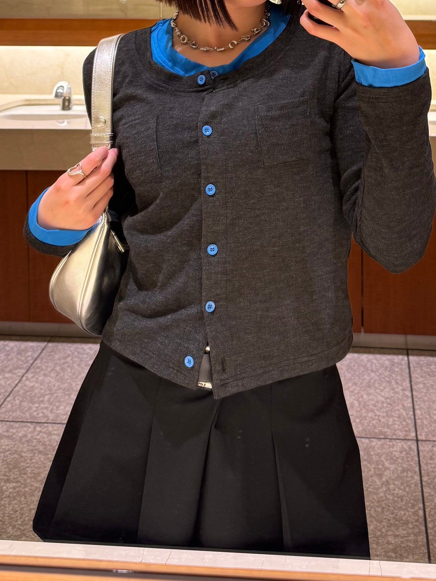 レイヤードライクカーディガン DPB93062