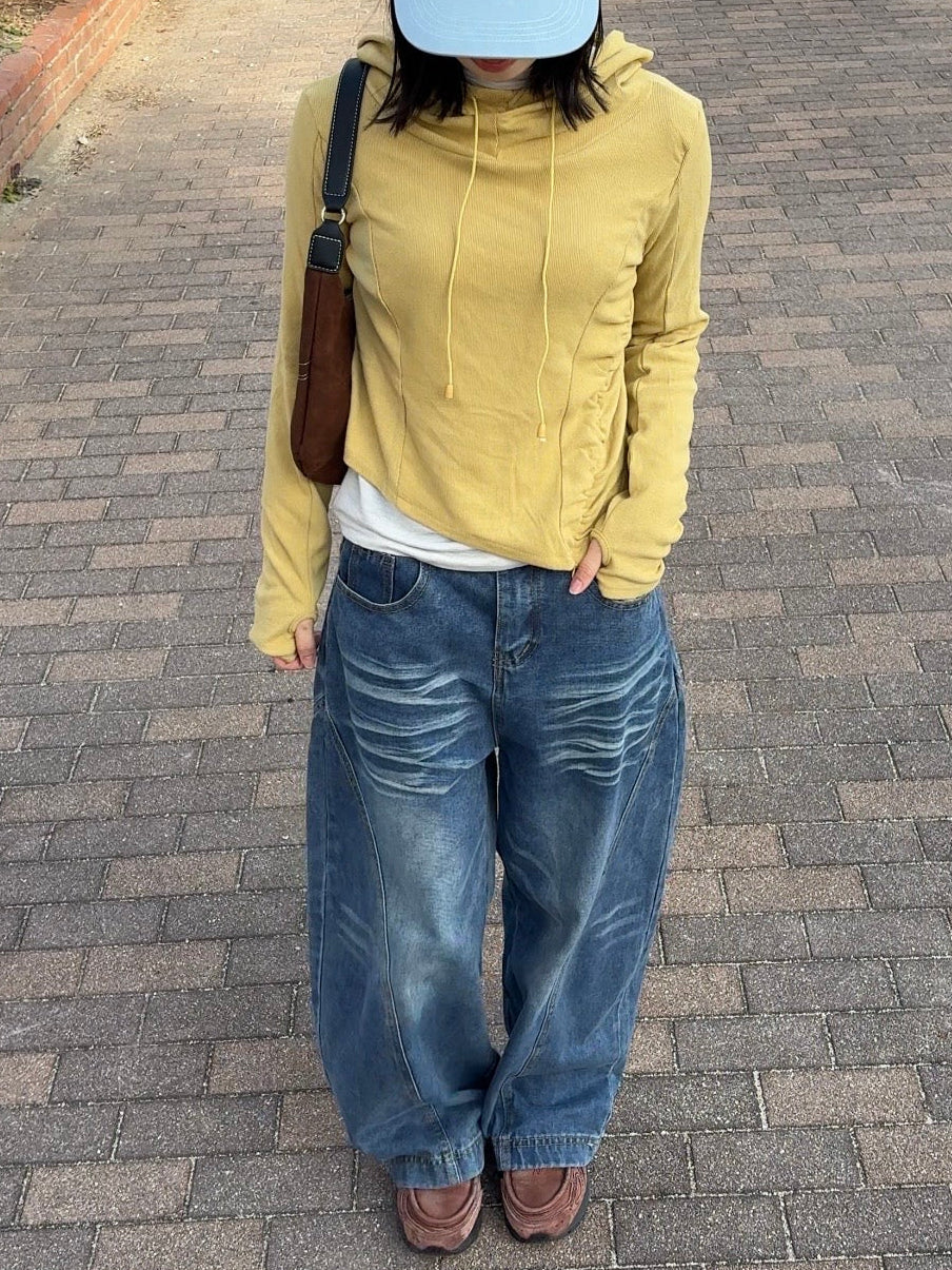 サイドギャザーショートトップス DPB99030