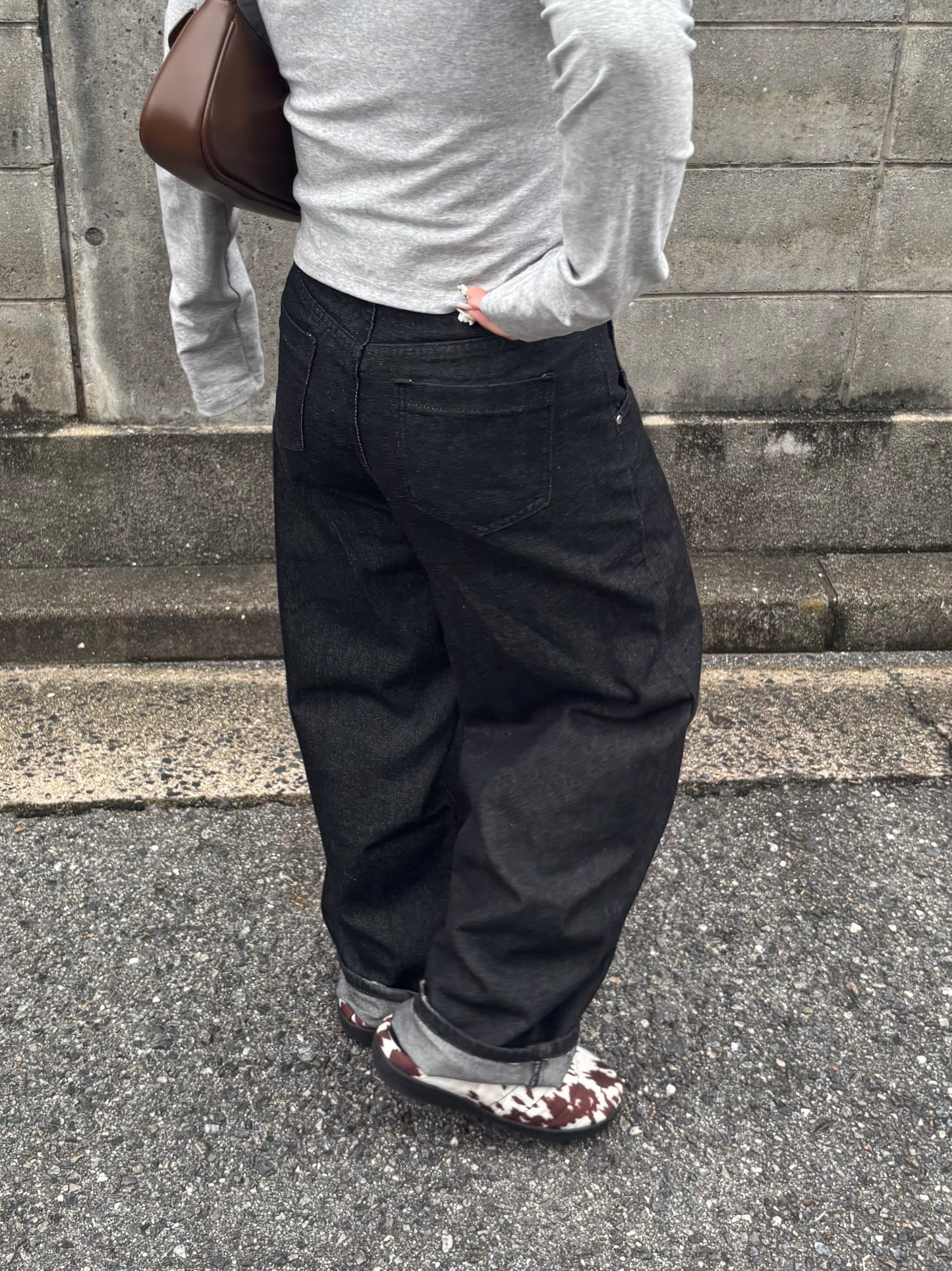 ワイドステッチデニムパンツ DPB97026