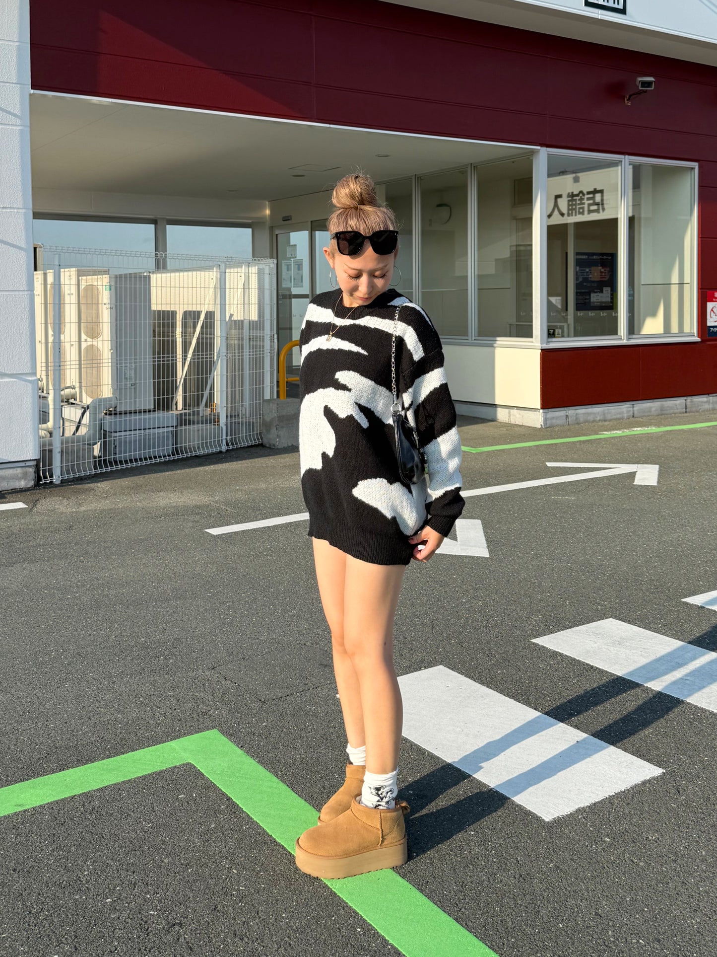 ユニセックスゼブラニット DPB73439