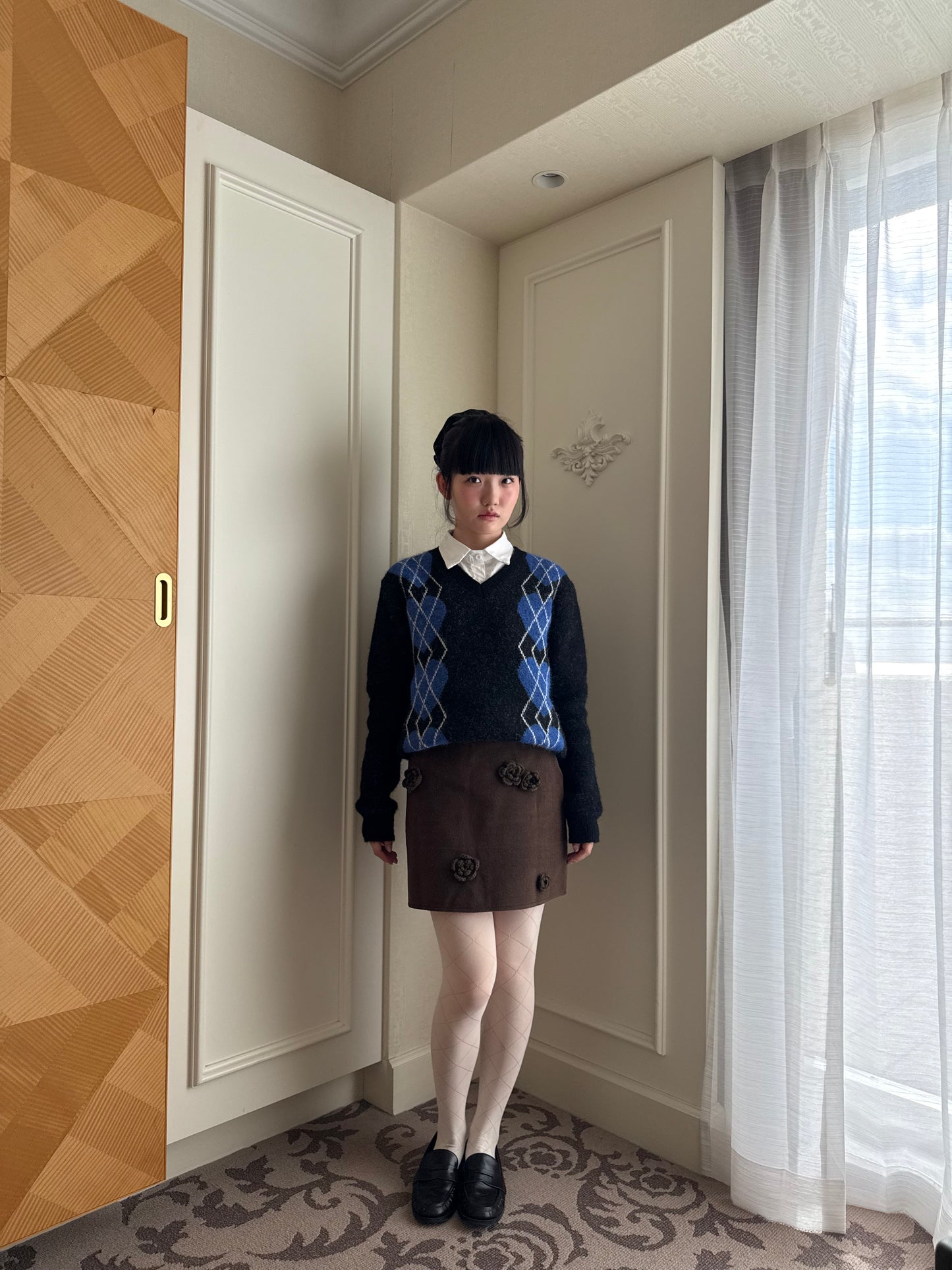 フラワーミニスカート DPA43720