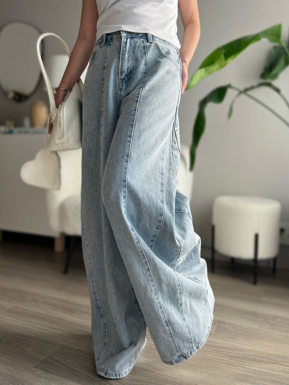 カーブシルエットデニムパンツ DPB56325