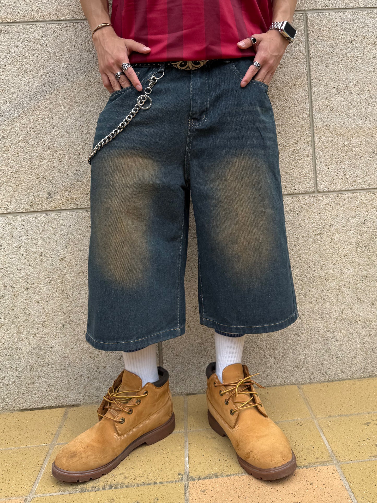 Kenshin_デニムハーフパンツ DPB73379