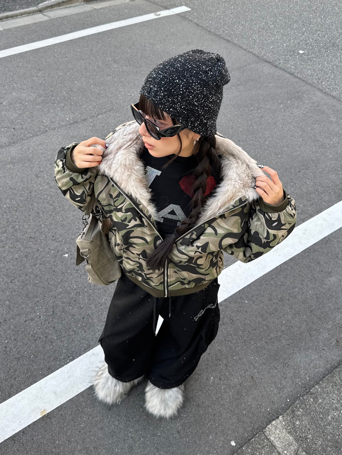 カモフラファーパーカー DPB86139