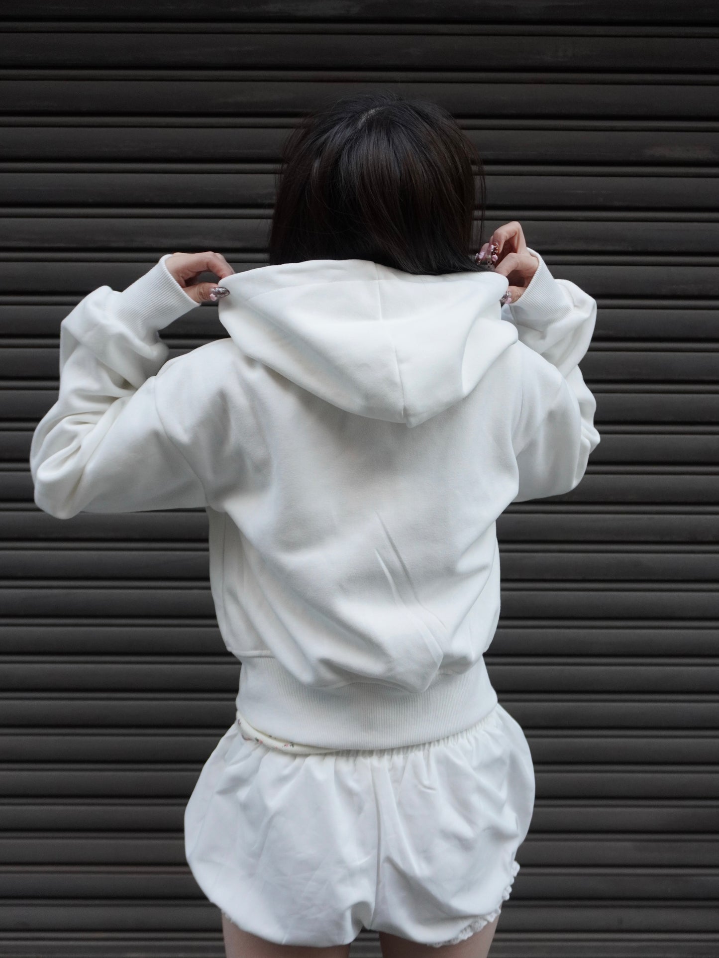 ストーンロゴダブルジップパーカー DPB85325