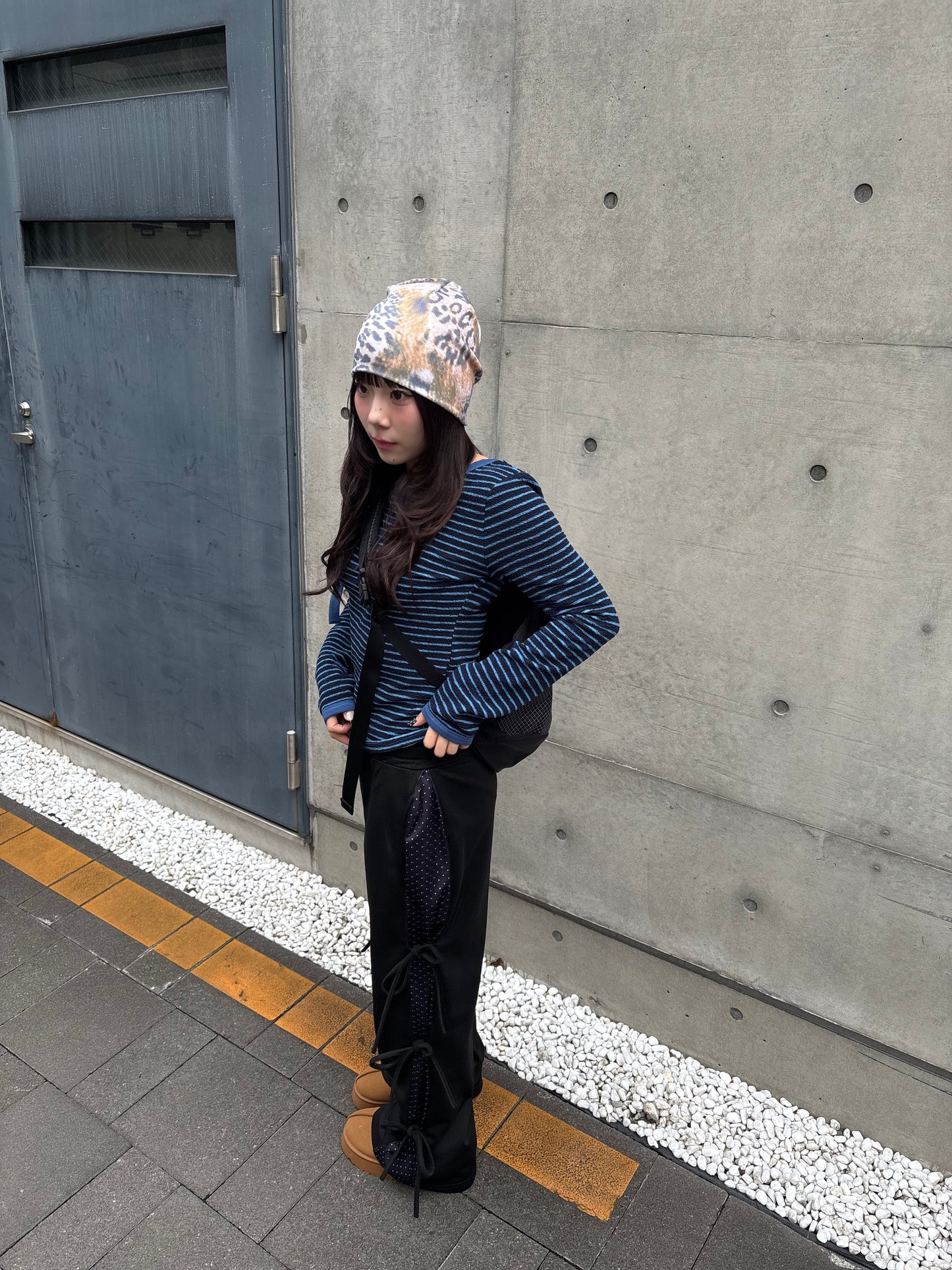 ラインドットリボンスウェットパンツ DPB89140