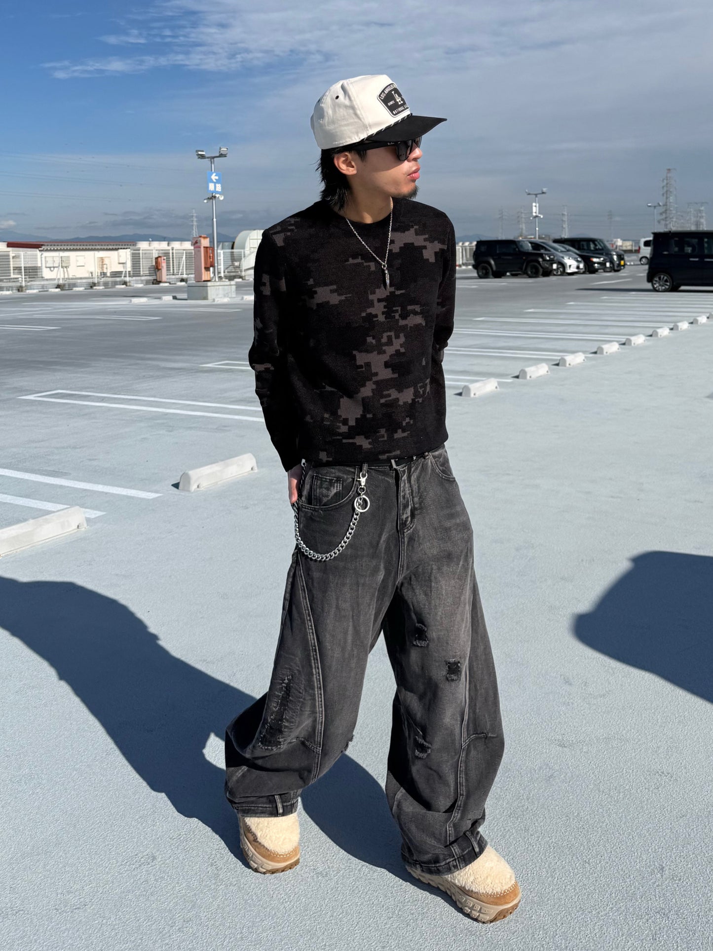 ユニークデザインニット DPB90149