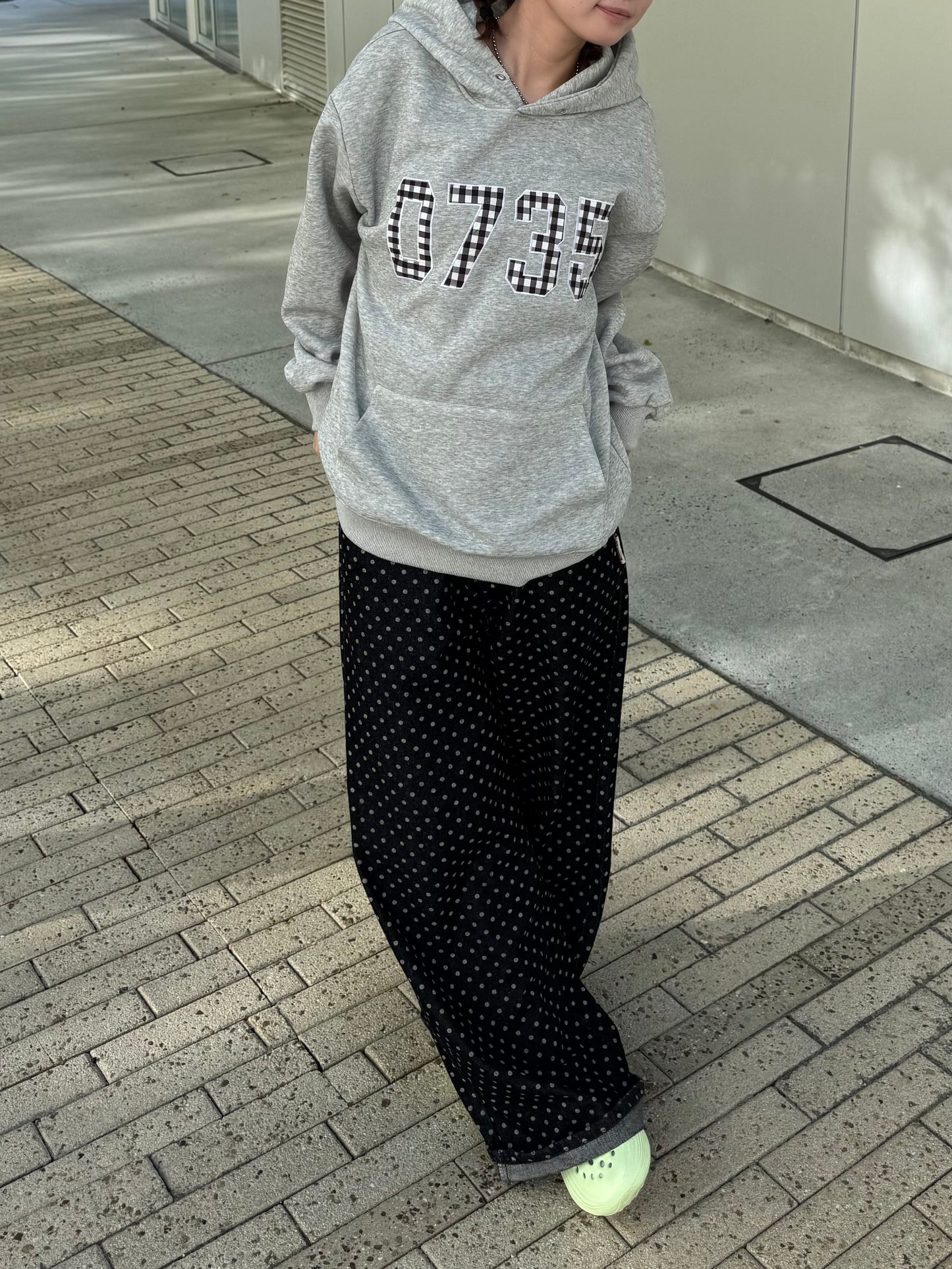 ドットワイドデニムパンツ DPB85316