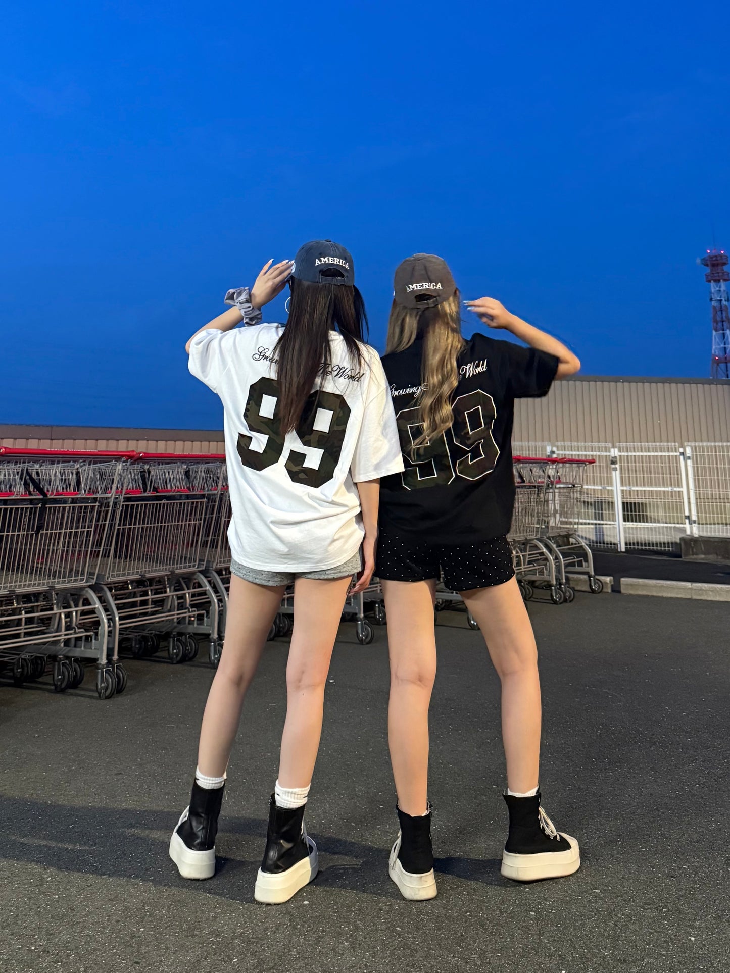 【即納】99カモフラロゴTシャツ DPB73675S