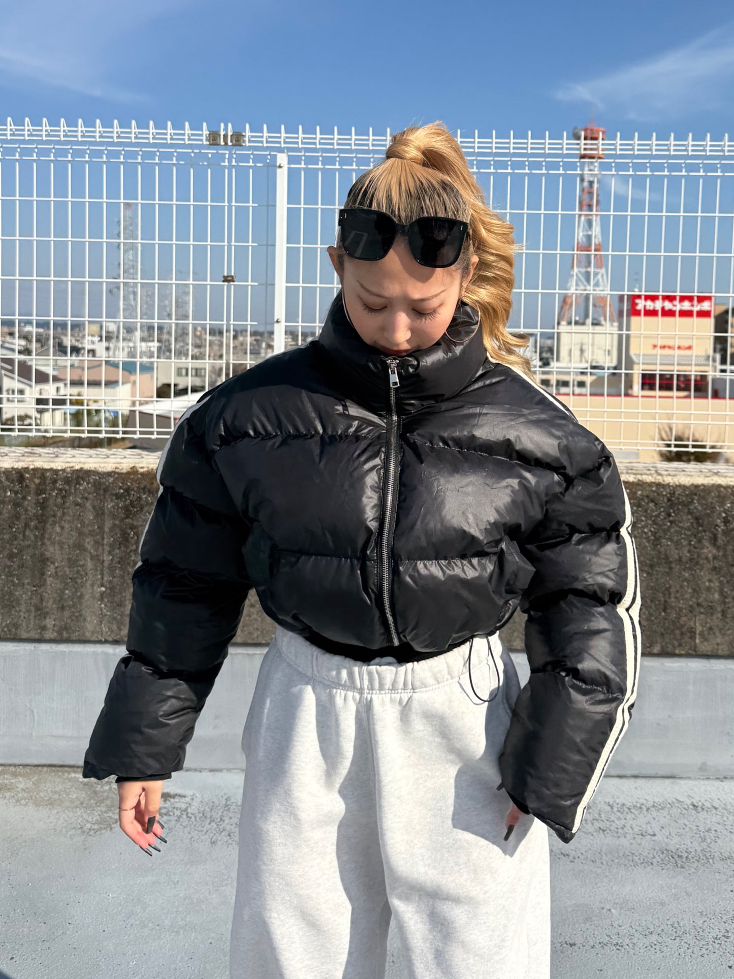 ラインショートダウンジャケット DPB73541