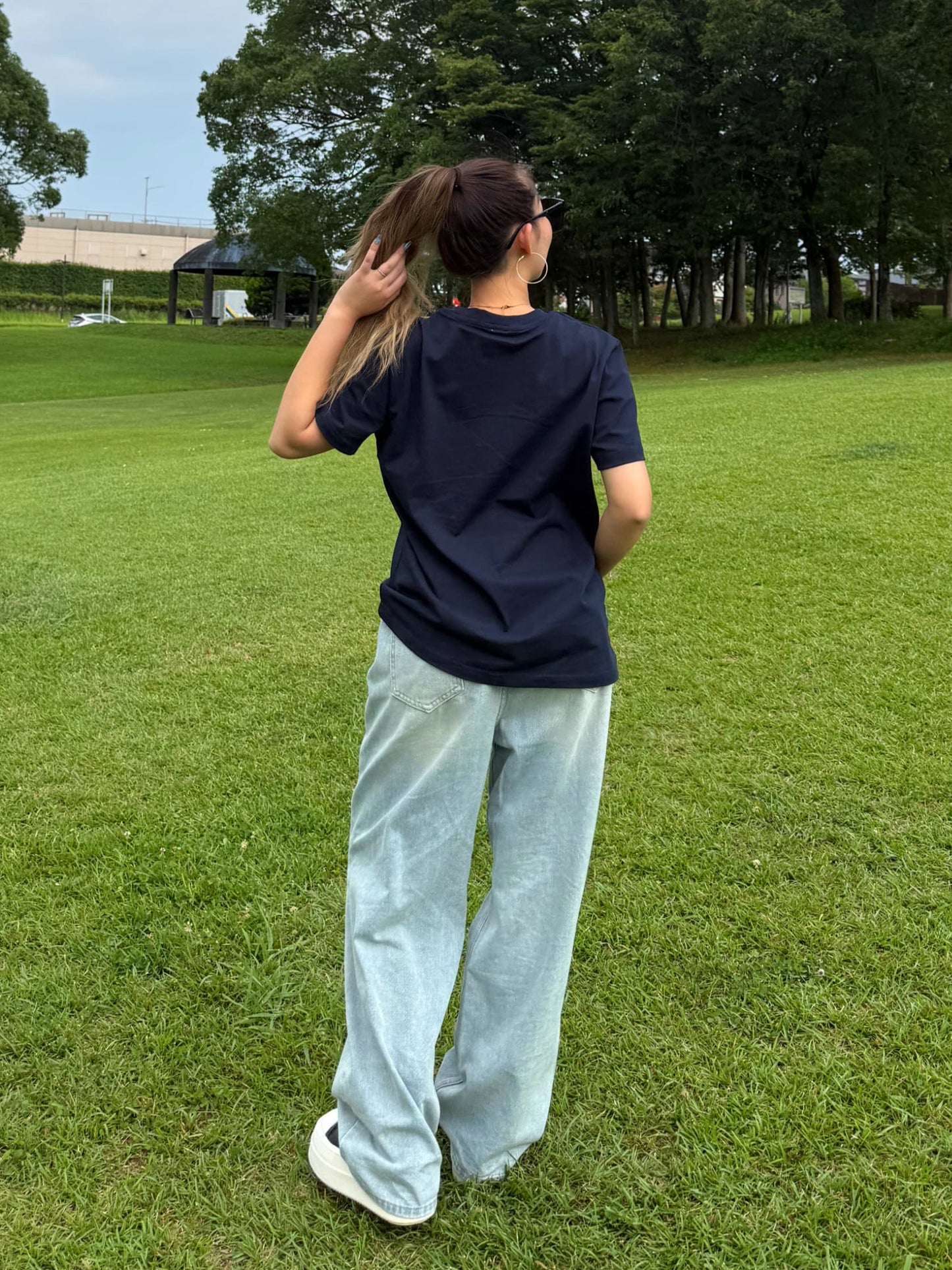 フロントロゴオーバーTシャツ DPB73676