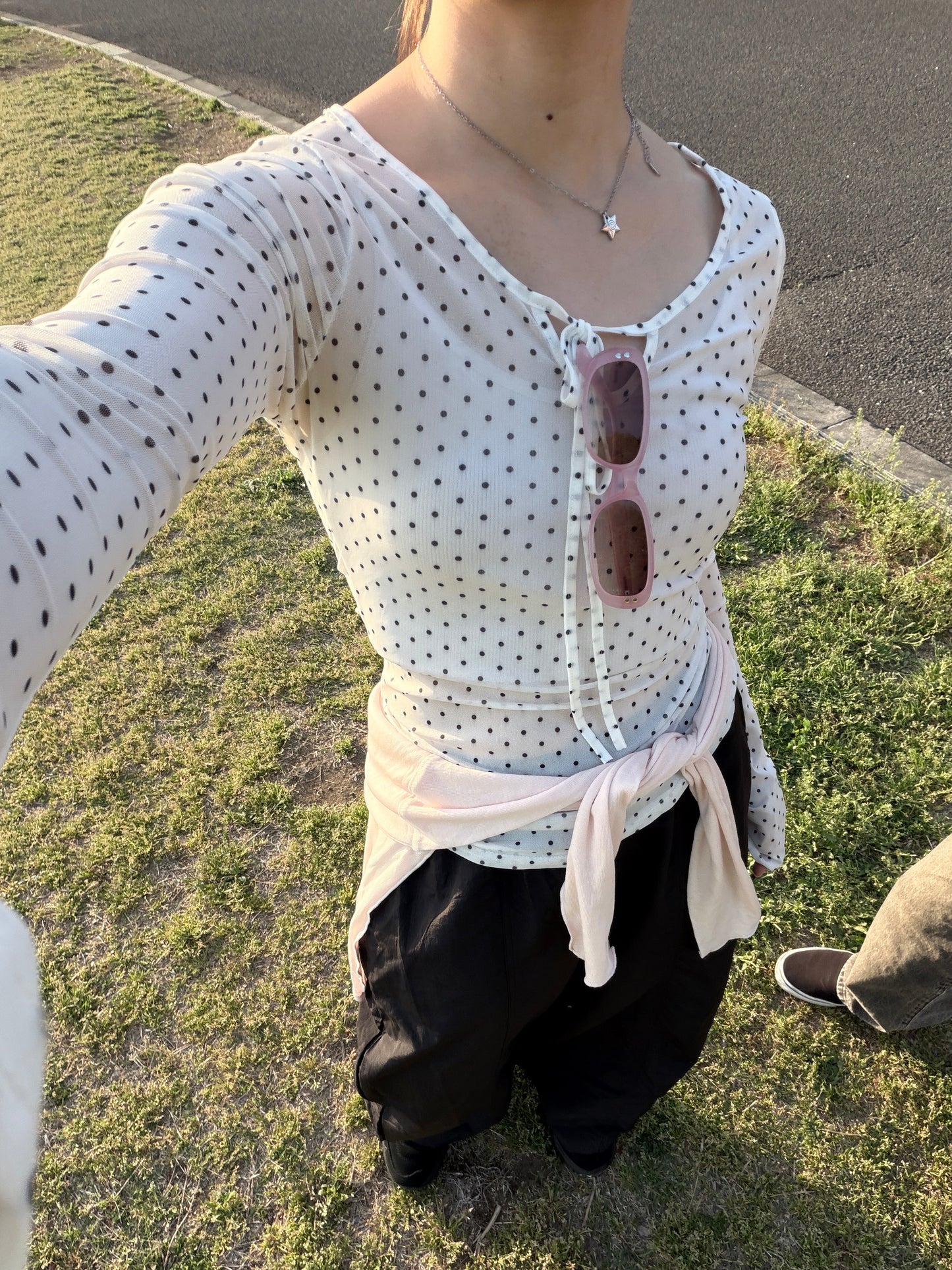 ワイドネックドットシアーロンT DPB78282