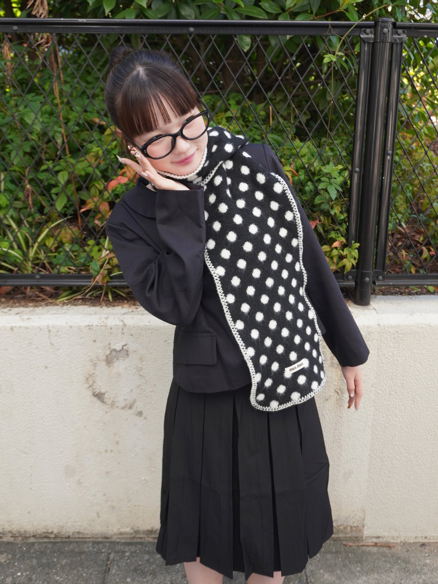 ドットバイカラーマフラー DPB85384