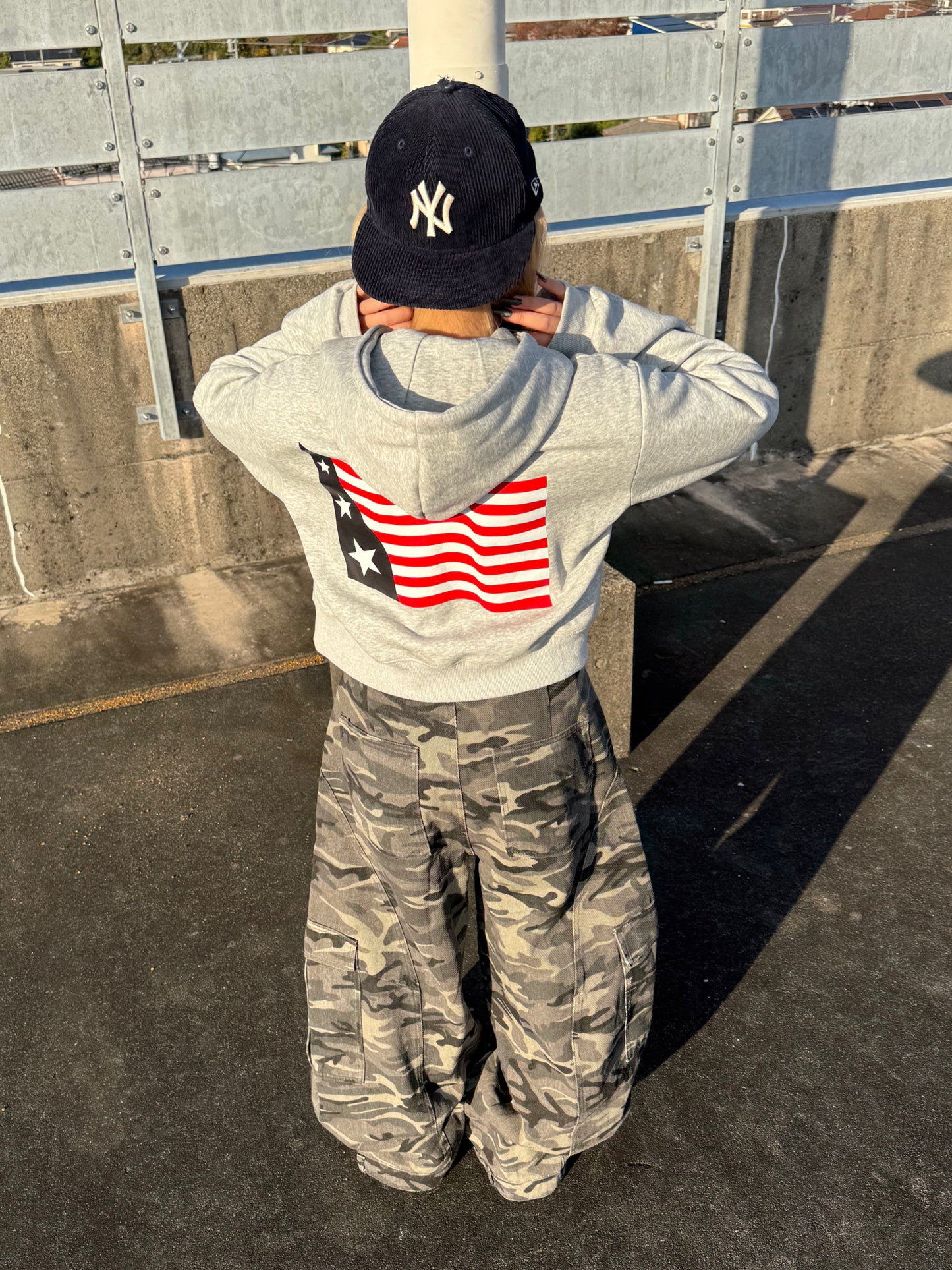 アメリカンプリントパーカー DPB73547