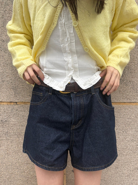 Aラインデニムショートパンツ DPA43805