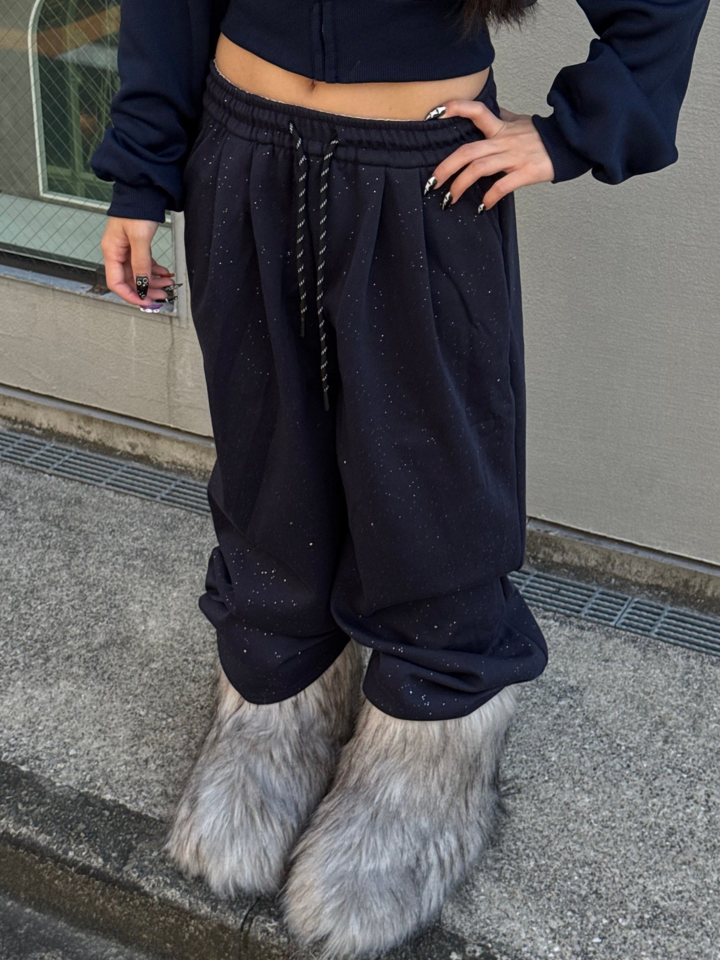 ラメスウェットパンツ DPB86151