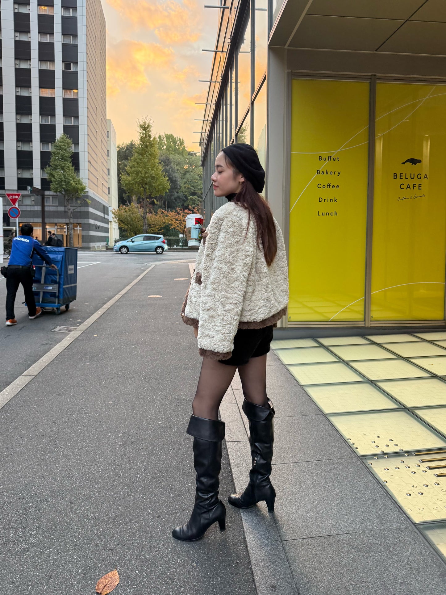 ブラウンファーコート DPB47491