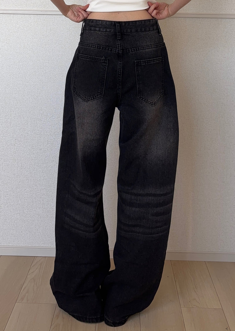 ブラックウォッシュデニムパンツ DPB88272 – CRAMMY