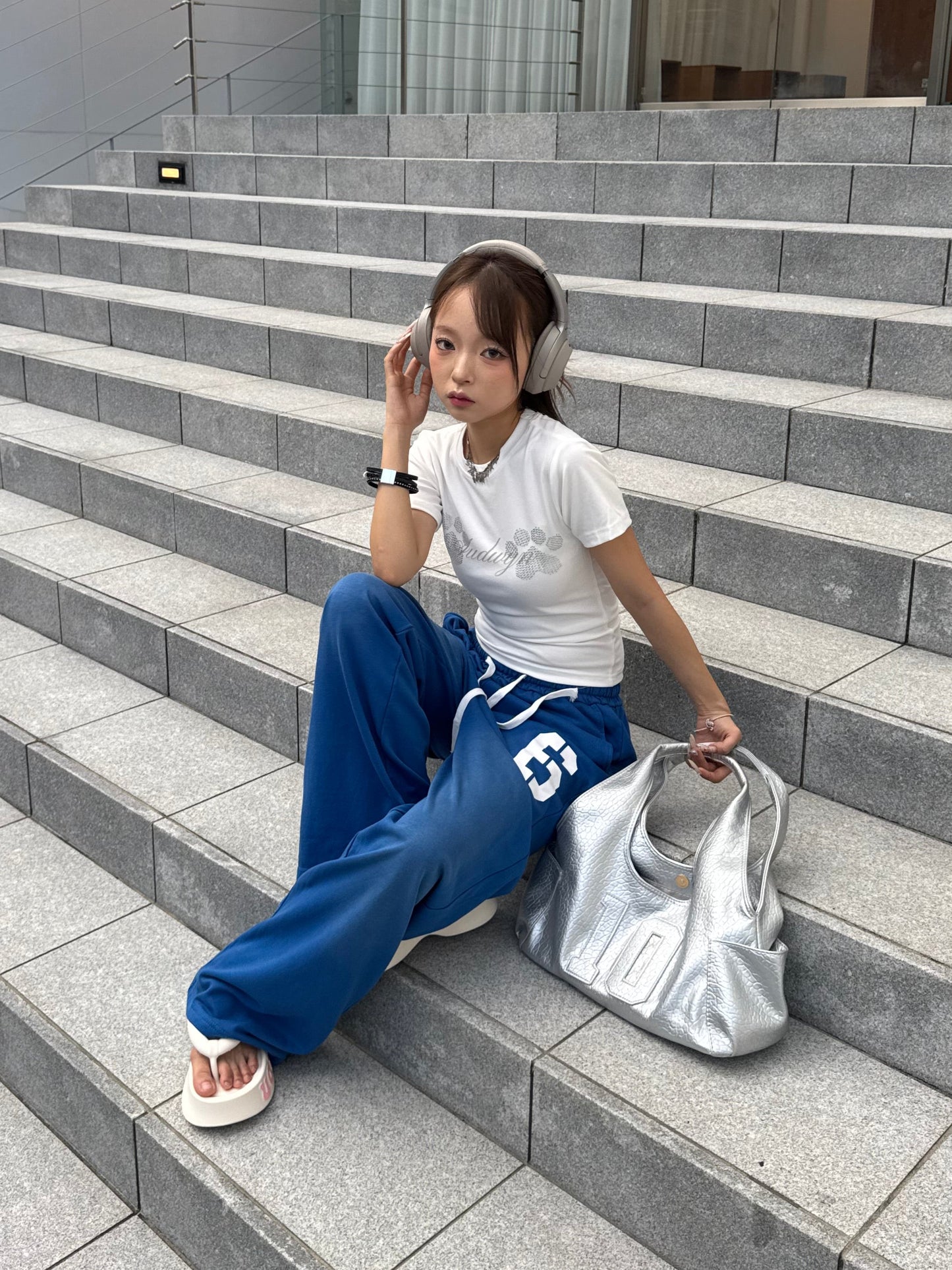ナンバリングスウェットパンツ DPB86091