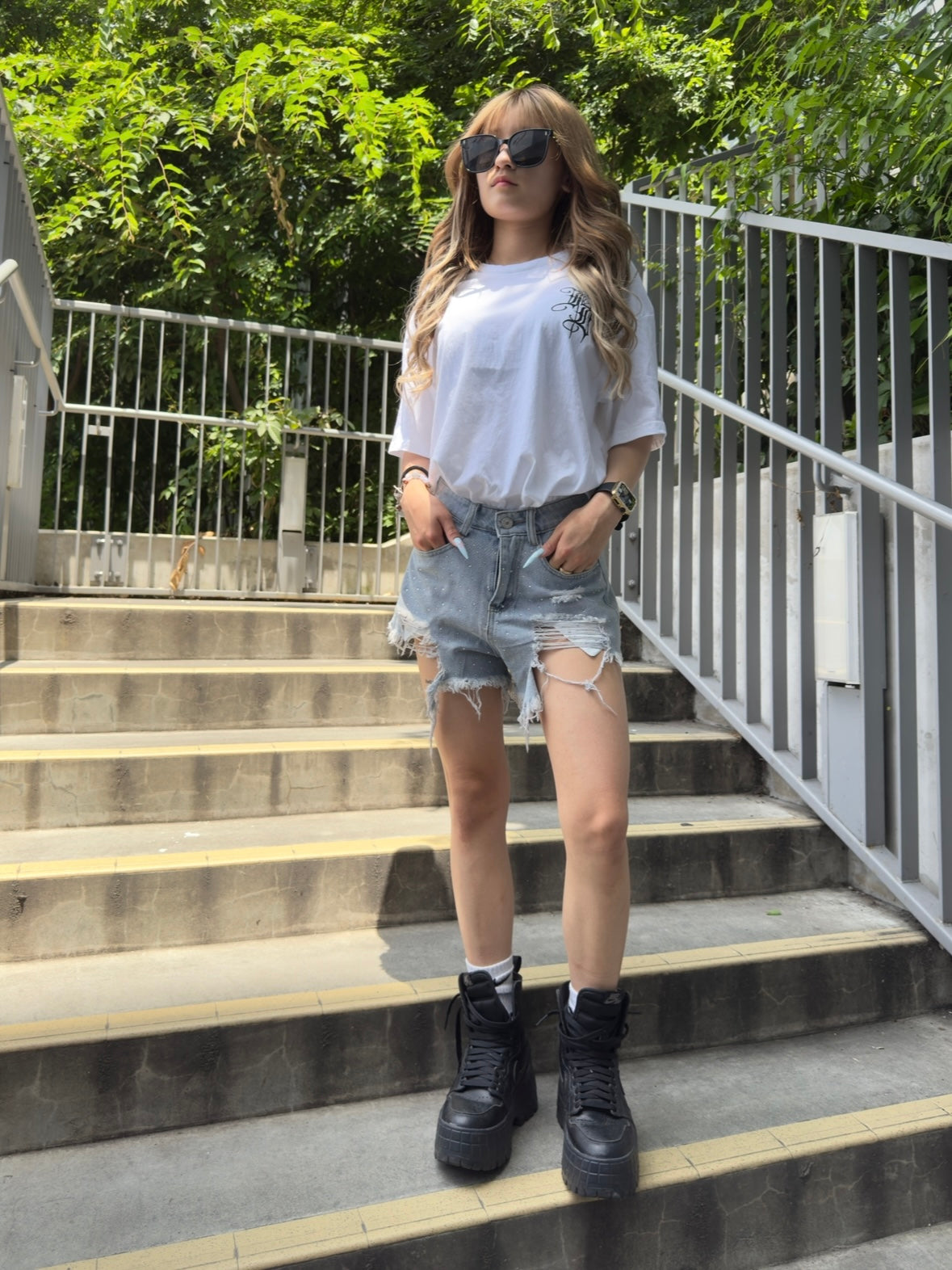 Marymoon デニムバニー malymoon マリームーンサイドレースデニムバニーフルセット