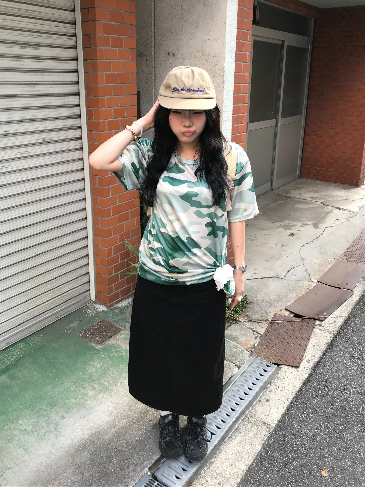 カモフラオーバーTシャツ DPB89284