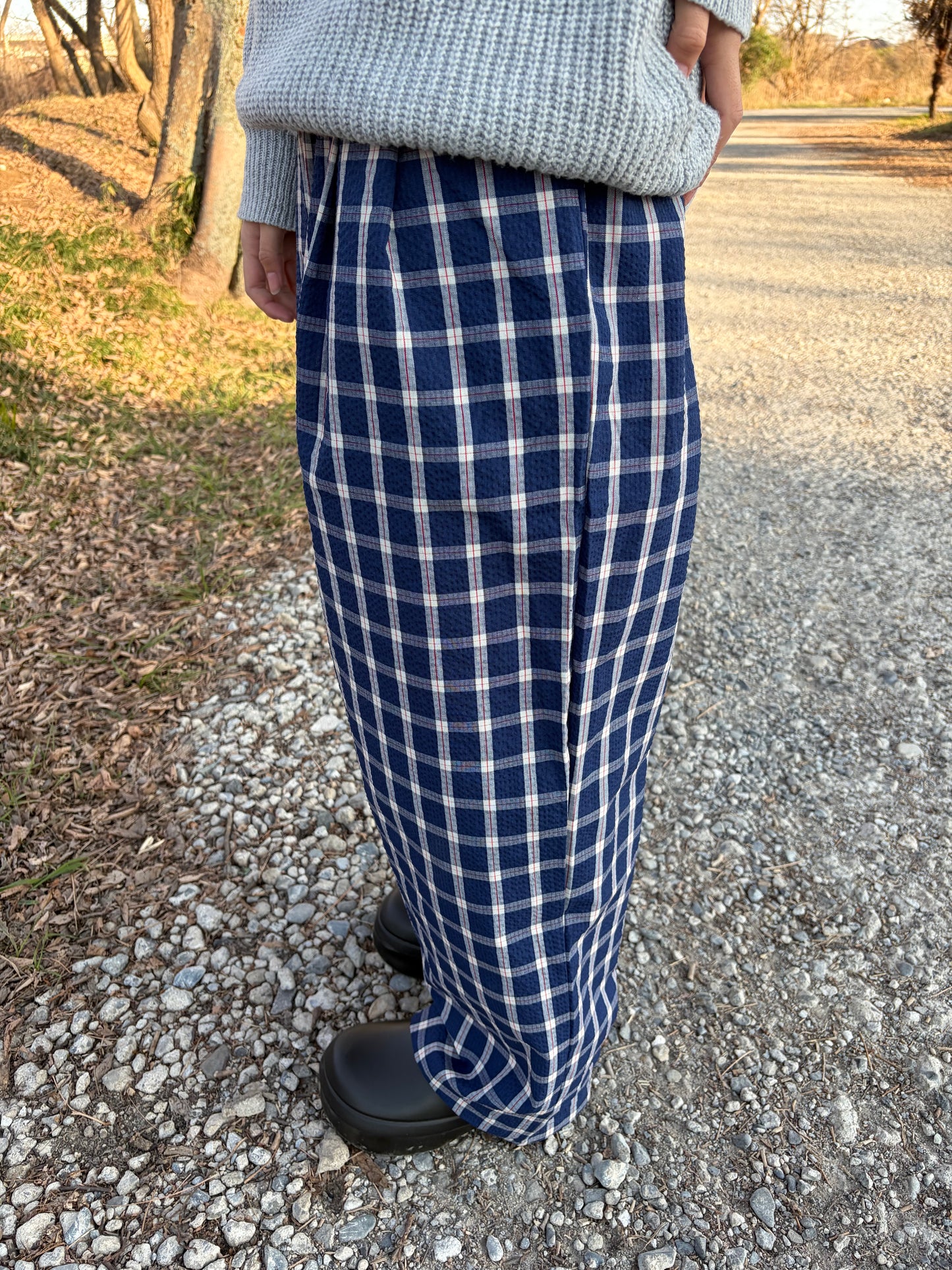 チェックバルーンパンツ DPB92106