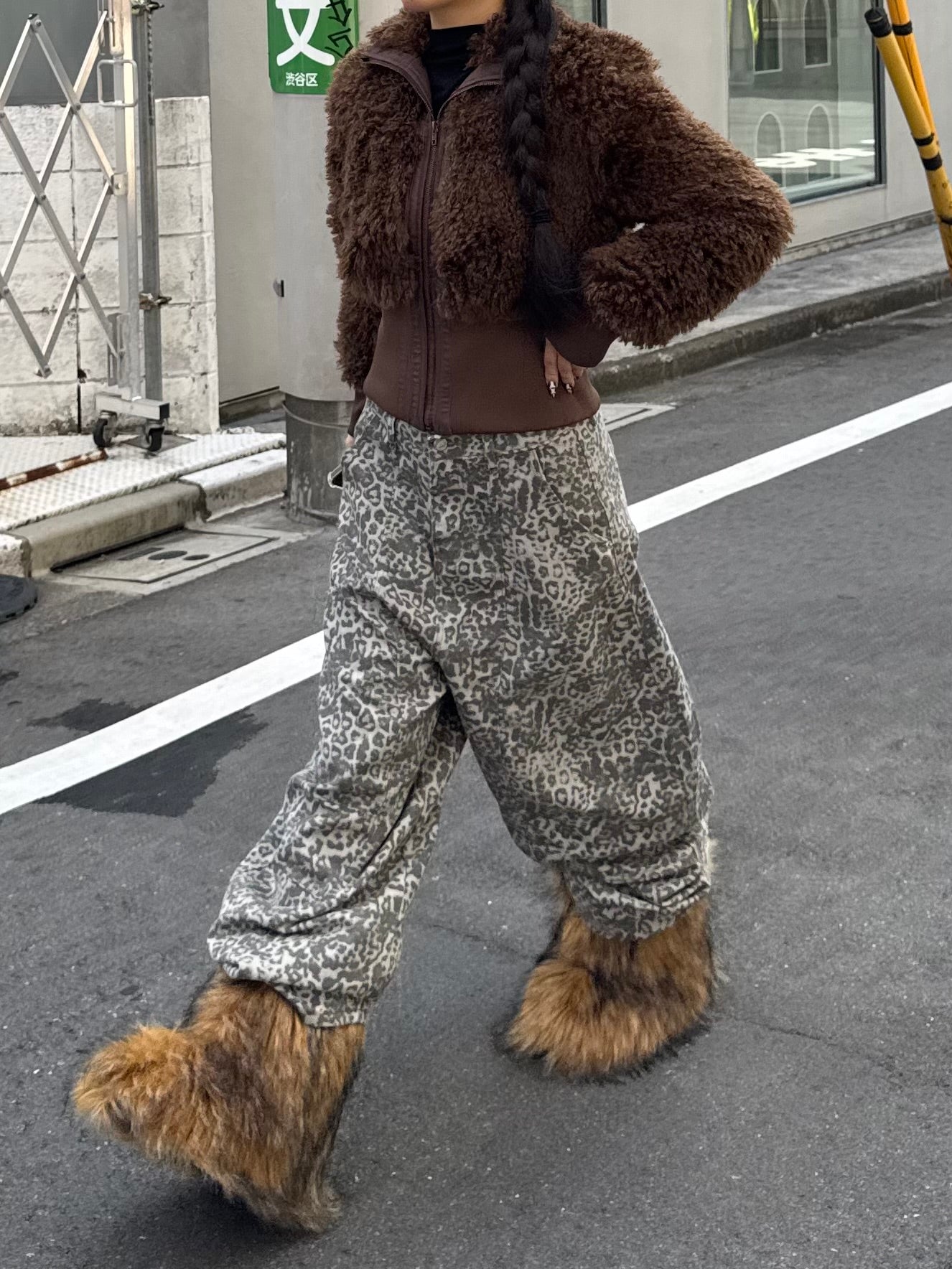 レオパードボリュームパンツ DPB86150