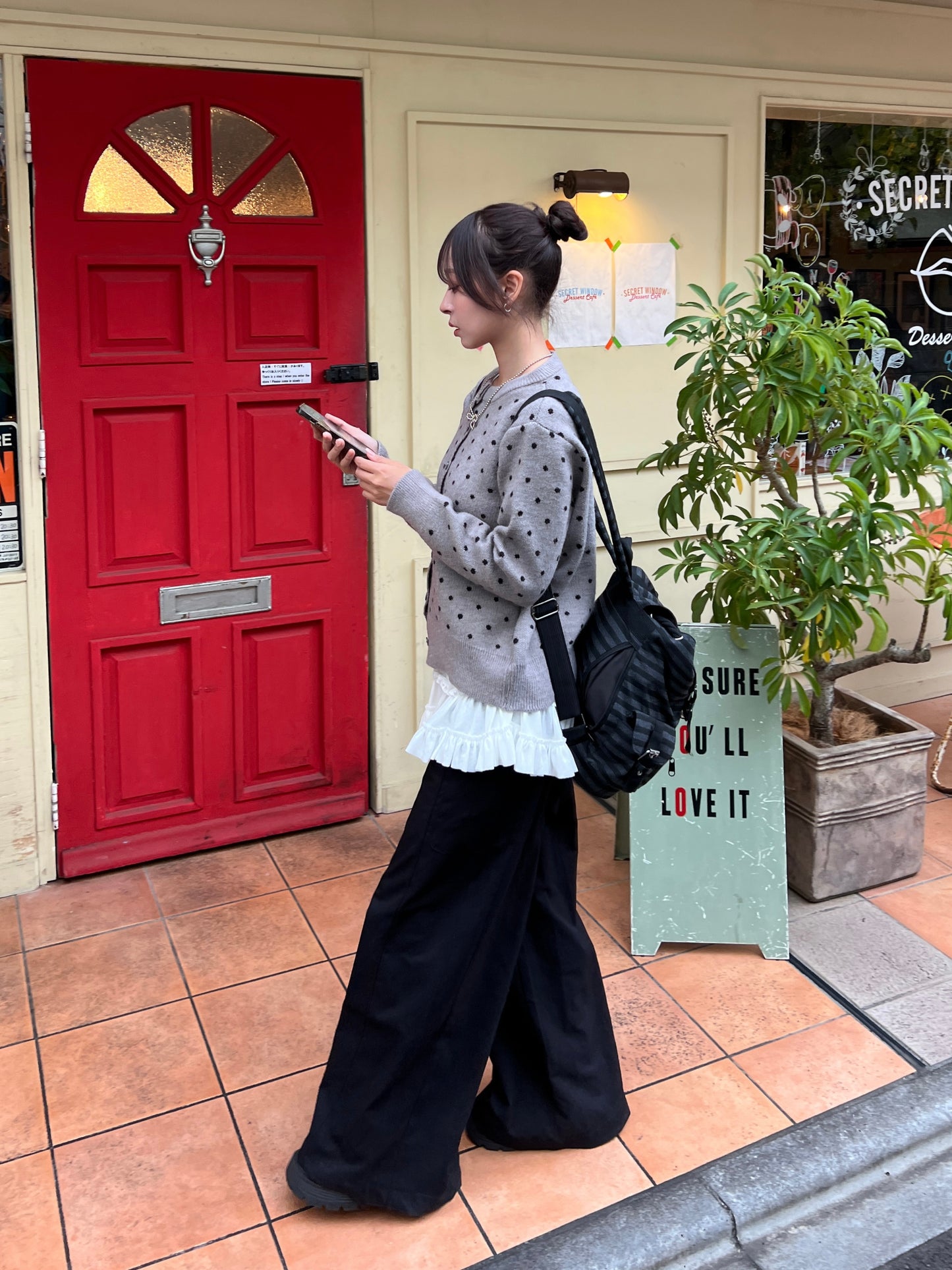 ドットニットカーディガン DPB94023