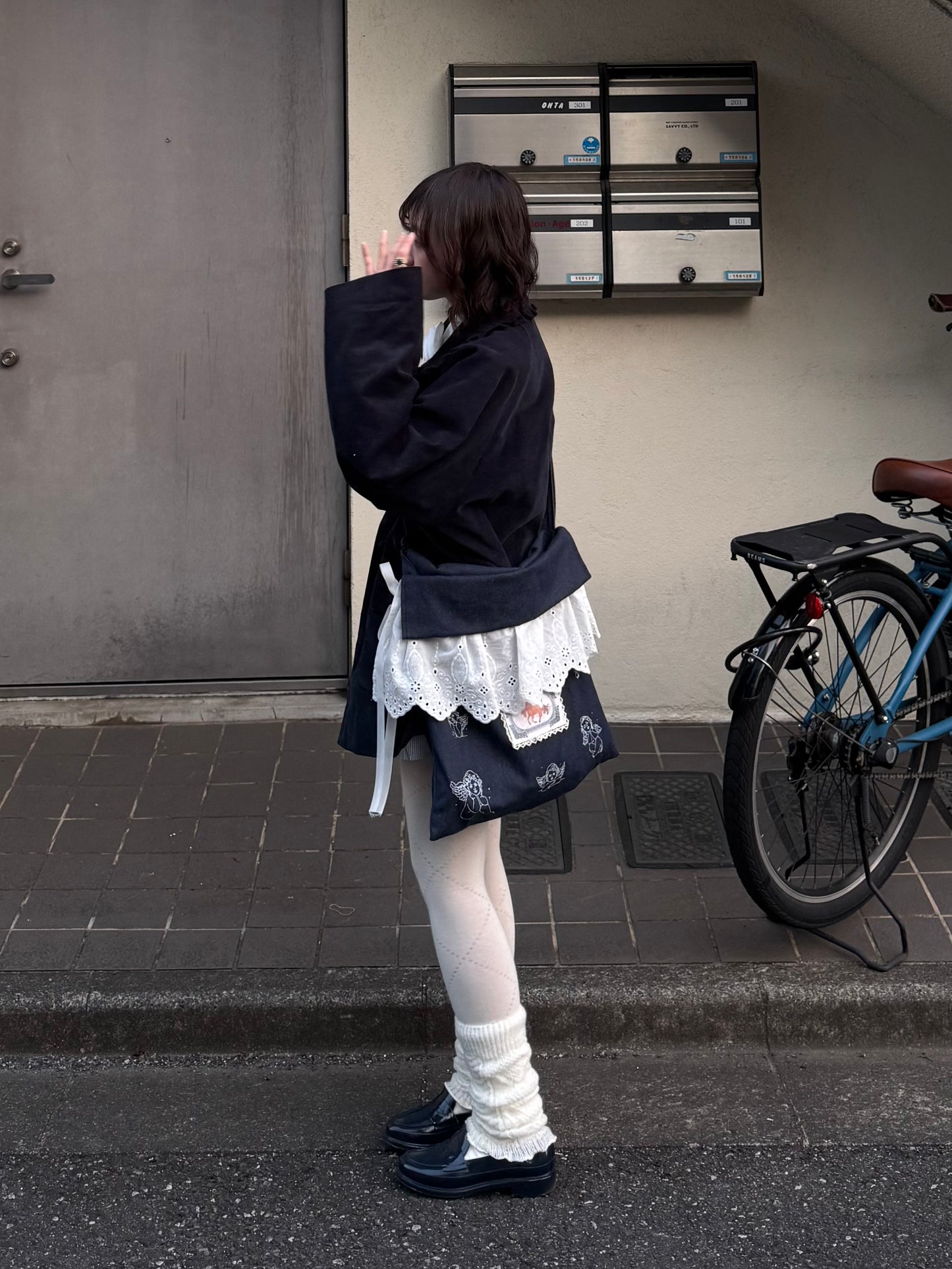 エンジェルレースデニムショルダーバッグ DPC03028