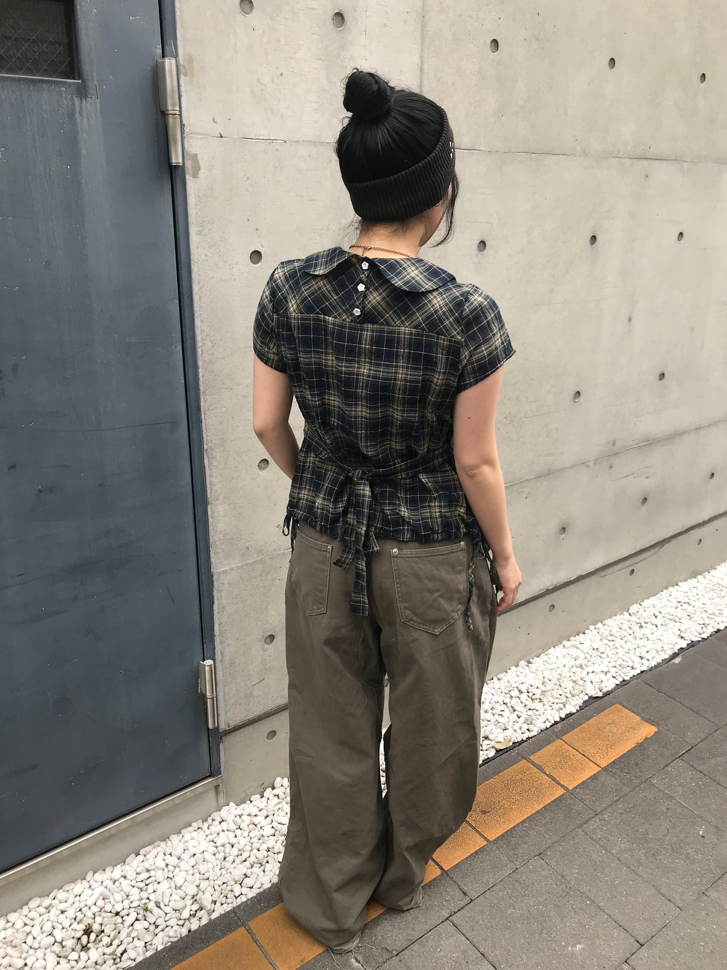 サマーチェックシャツトップス DPB89259