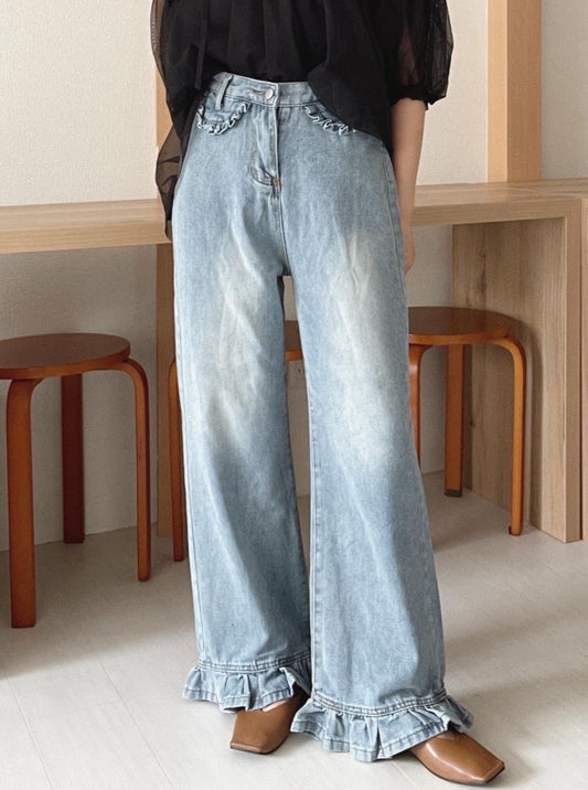 フリルデニムパンツ CPA38003