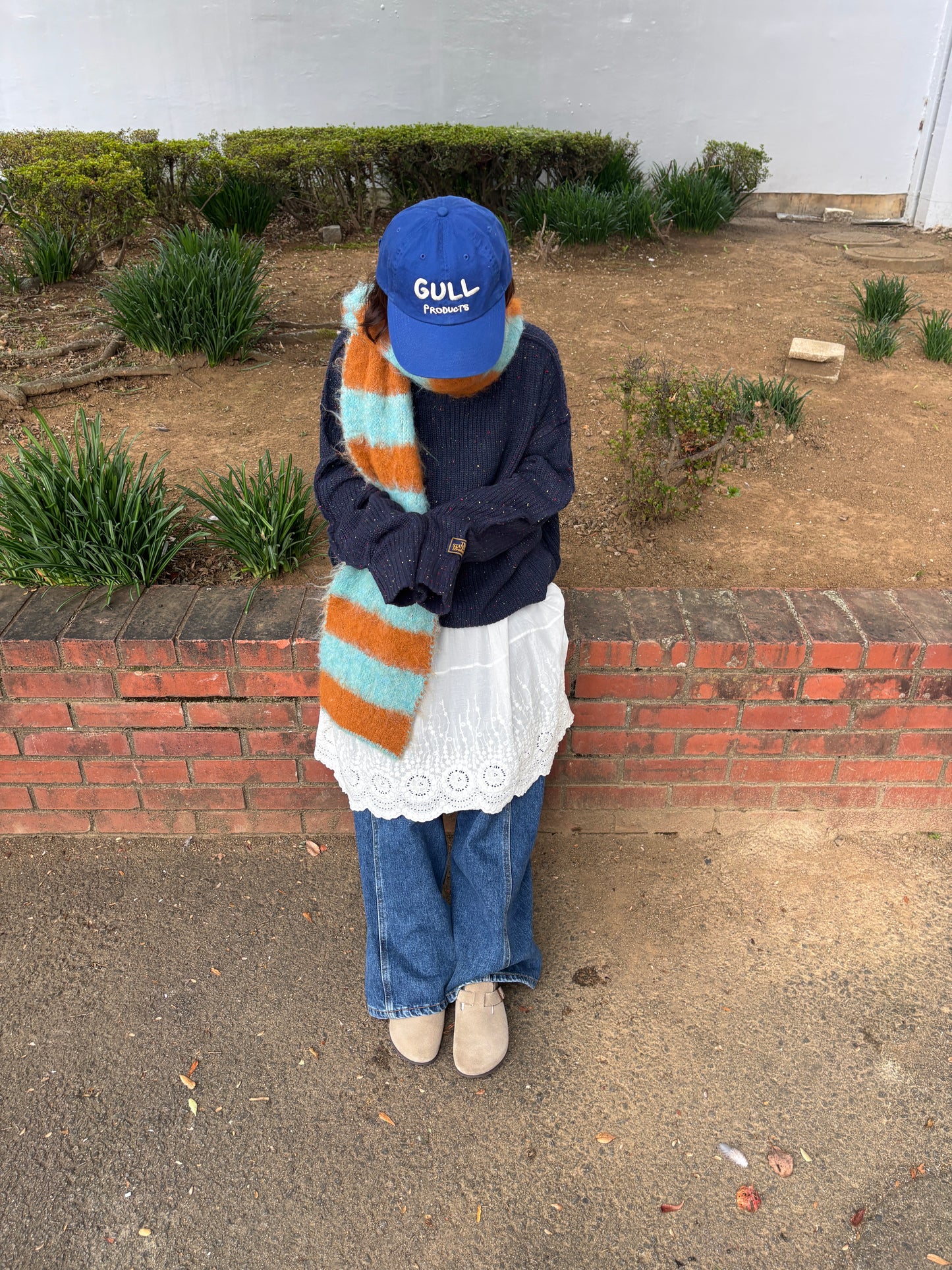 ボーダーマフラー DPB84099