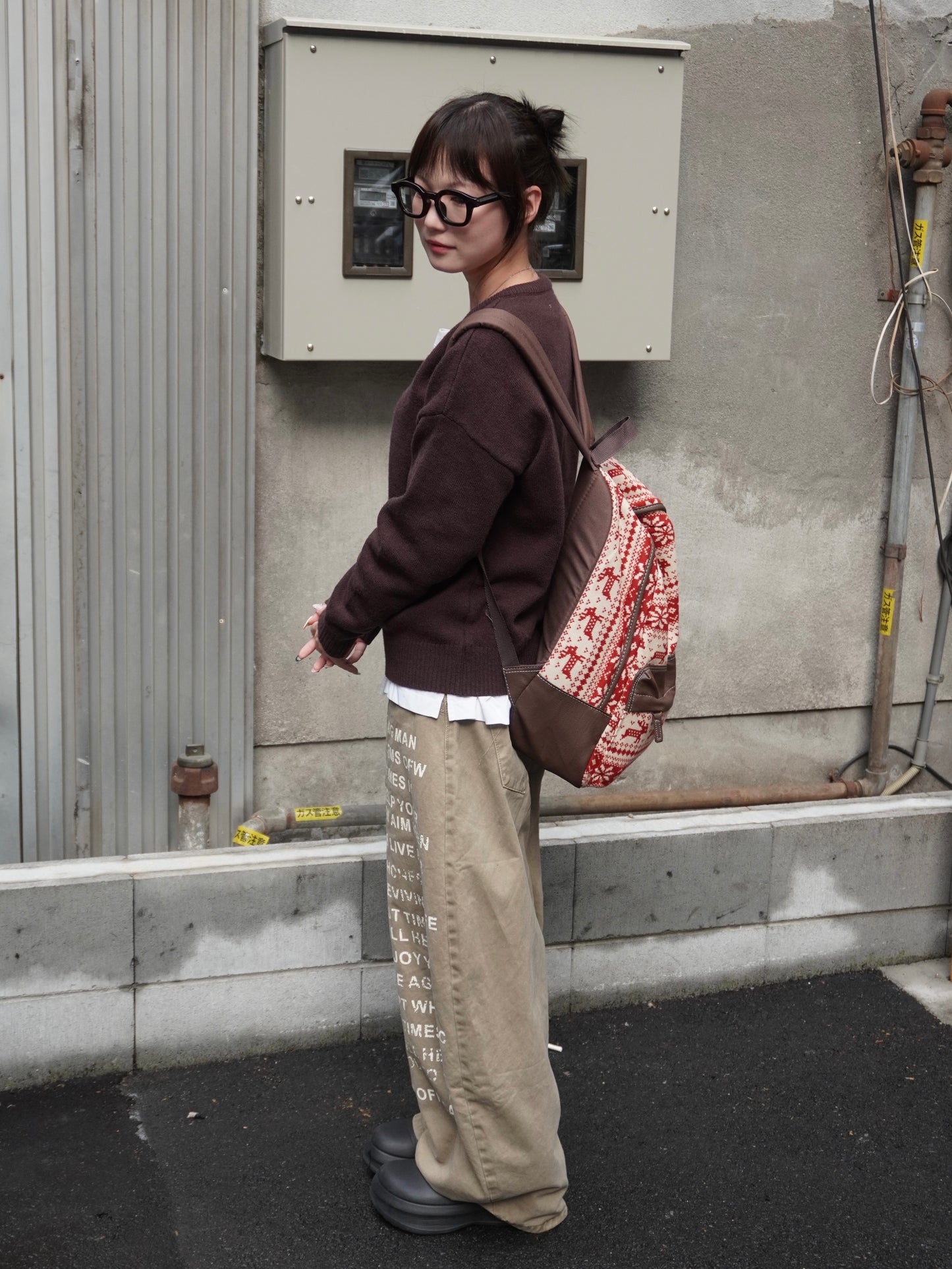 レタリングペイントデニムパンツ DPB85323