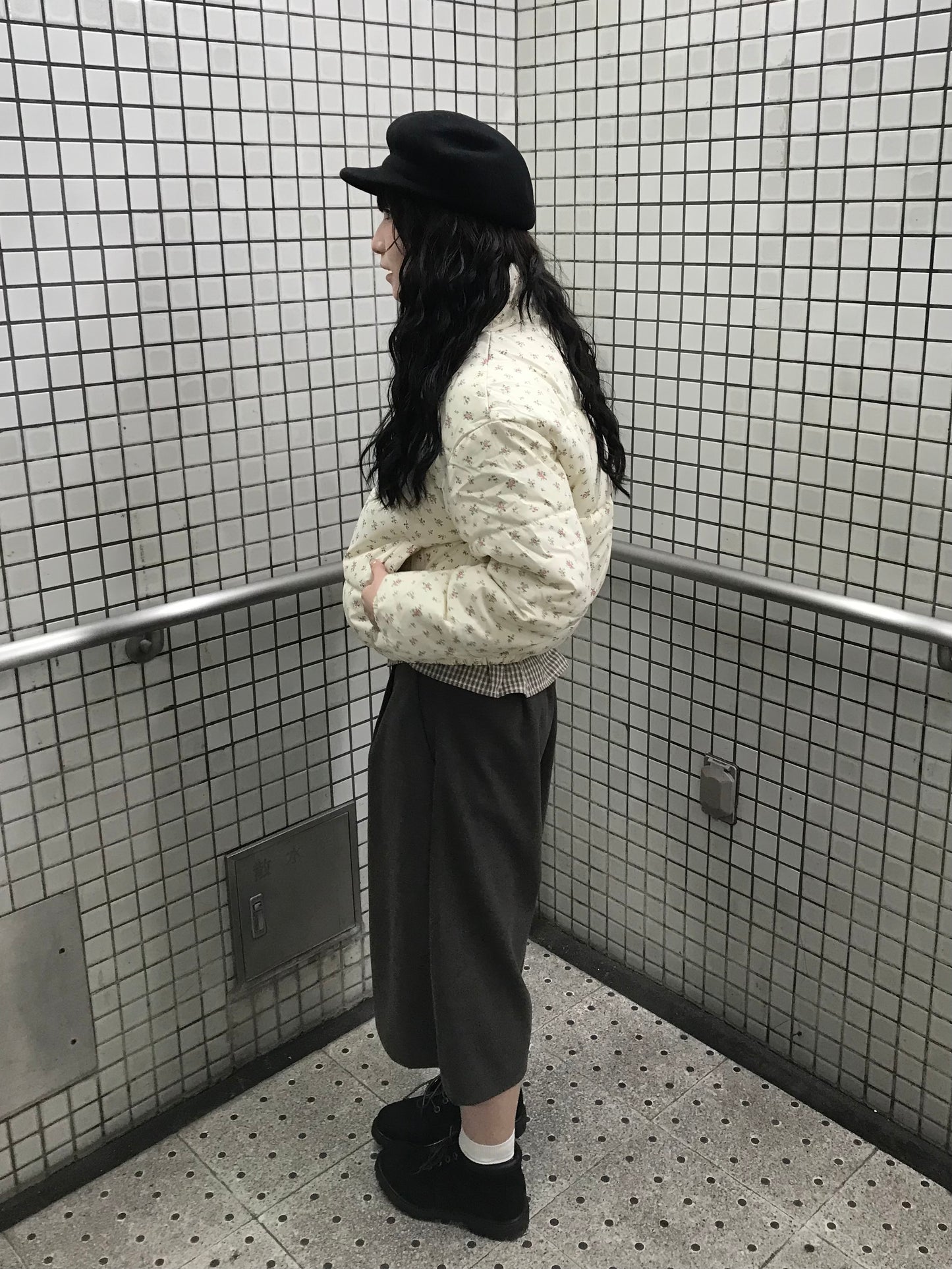 スモールフラワーパターンダウン DPB85436