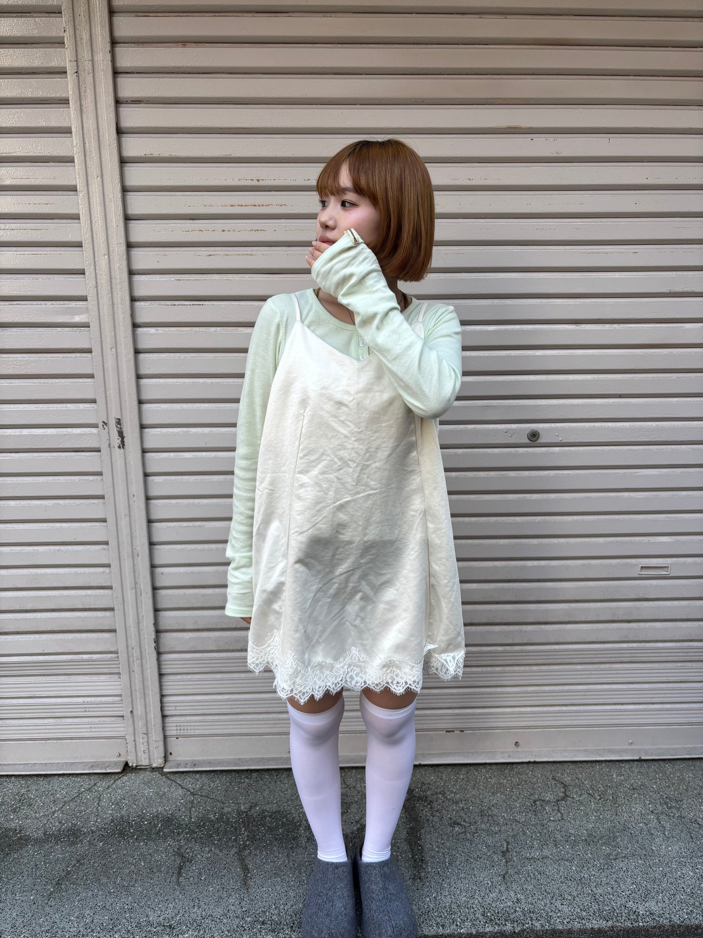 レースキャミワンピース DPC04014