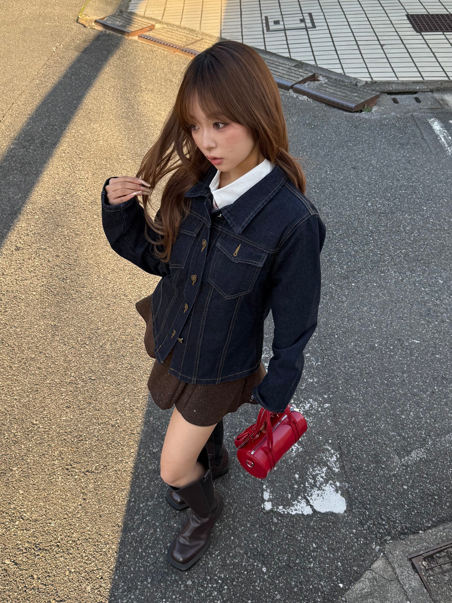 ウエストスリムデニムジャケット DPB86194