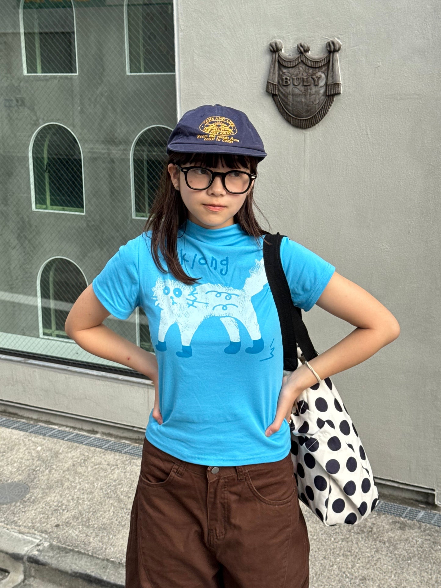 キャットプリントTシャツ DPB91028