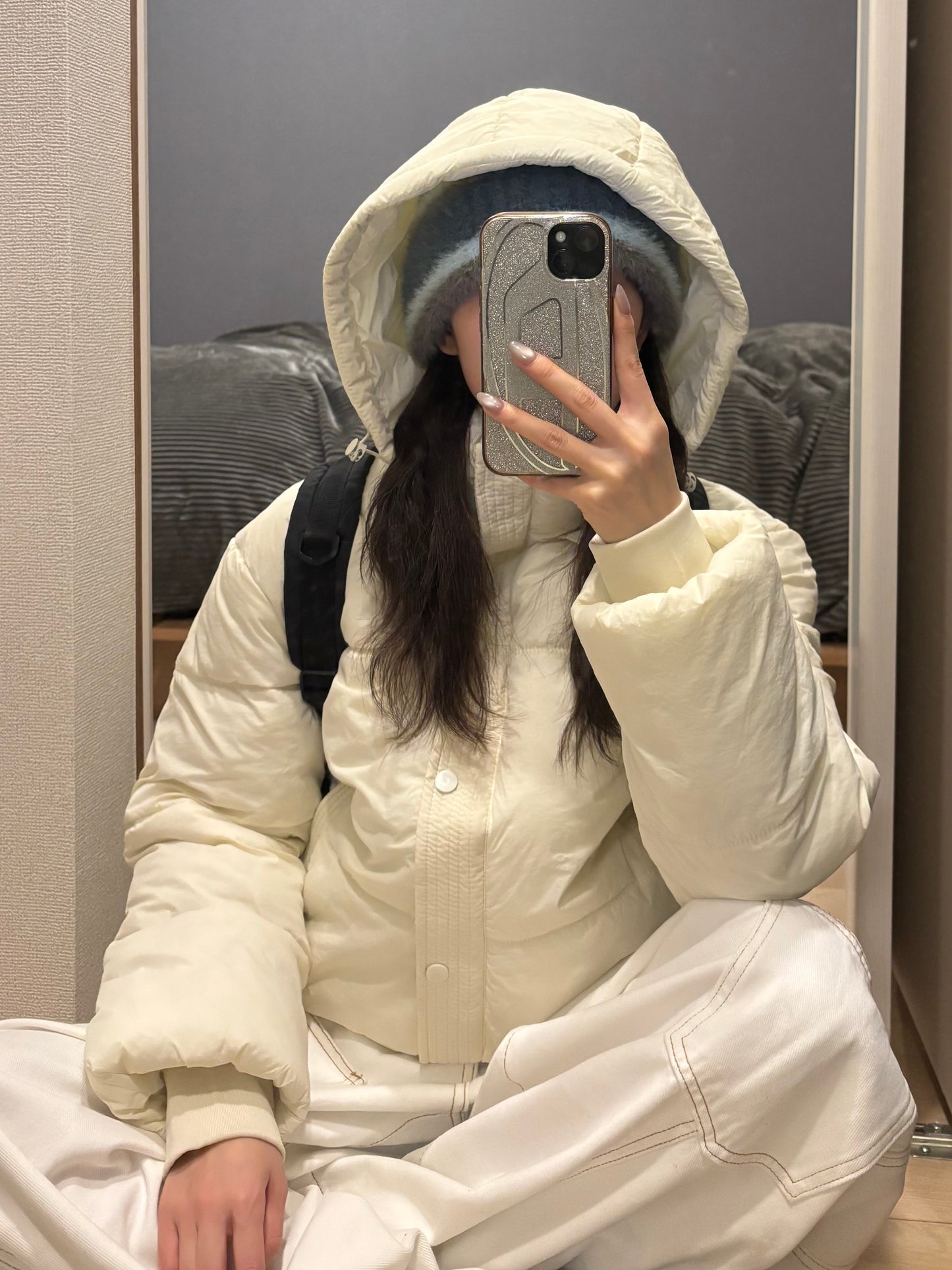 フード付きパデットジャケット DPB88113