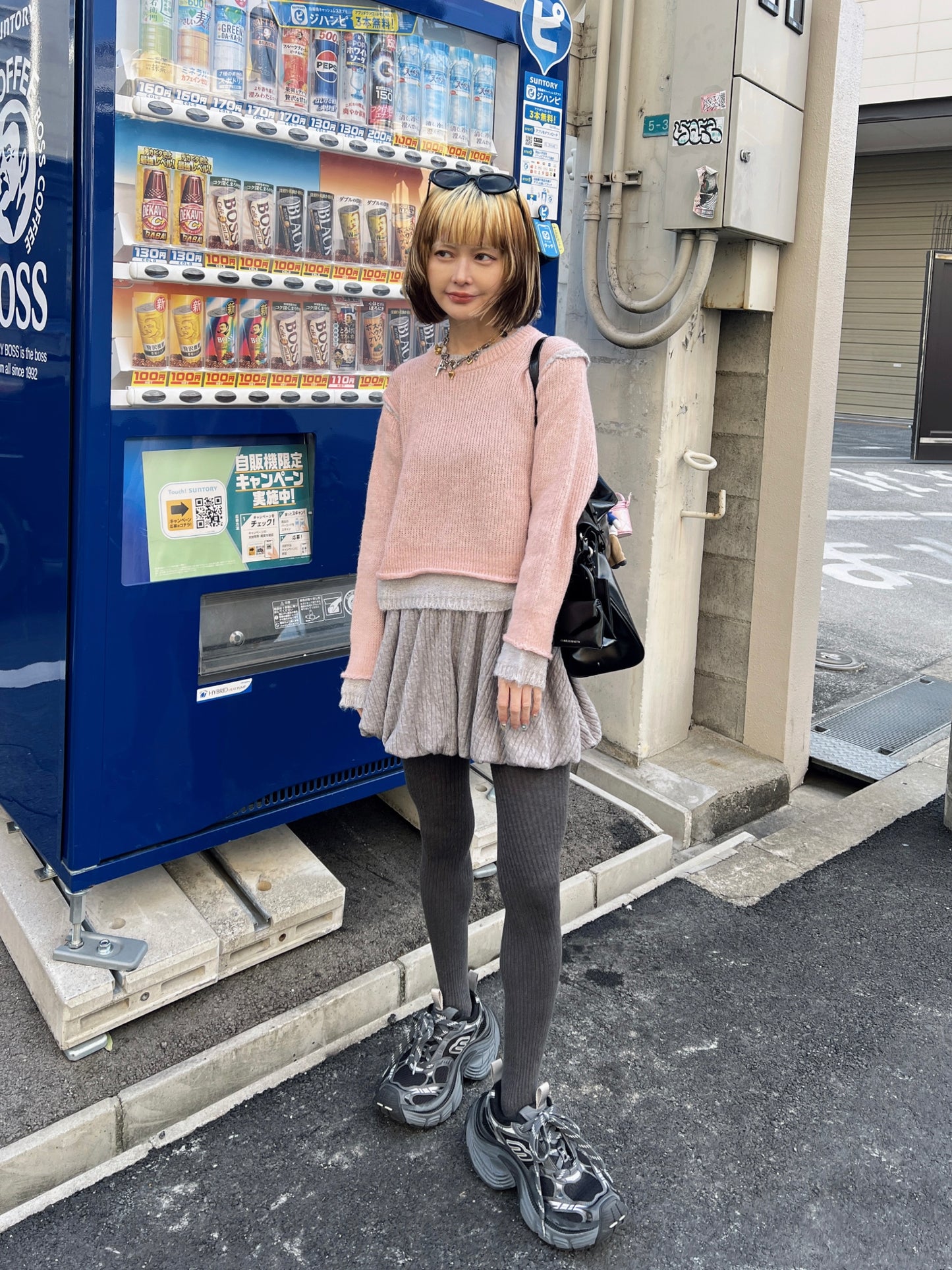 ニットバルーンミニスカート DPB79238