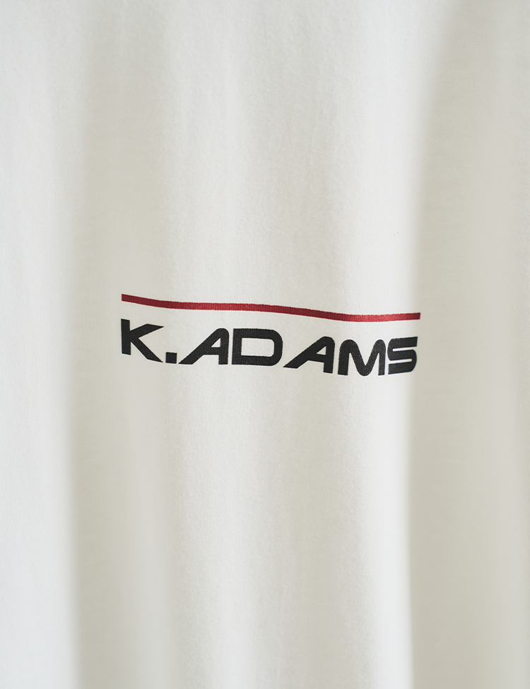 K.ADAMS LOGO LONG SLEEVE T-SHIRT