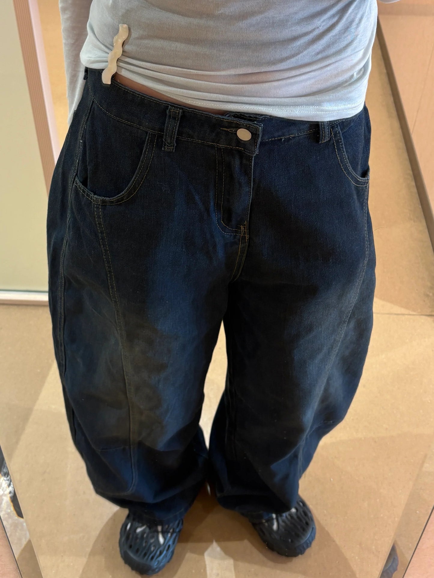 ワイドレッグカーブパンツ DPC08053