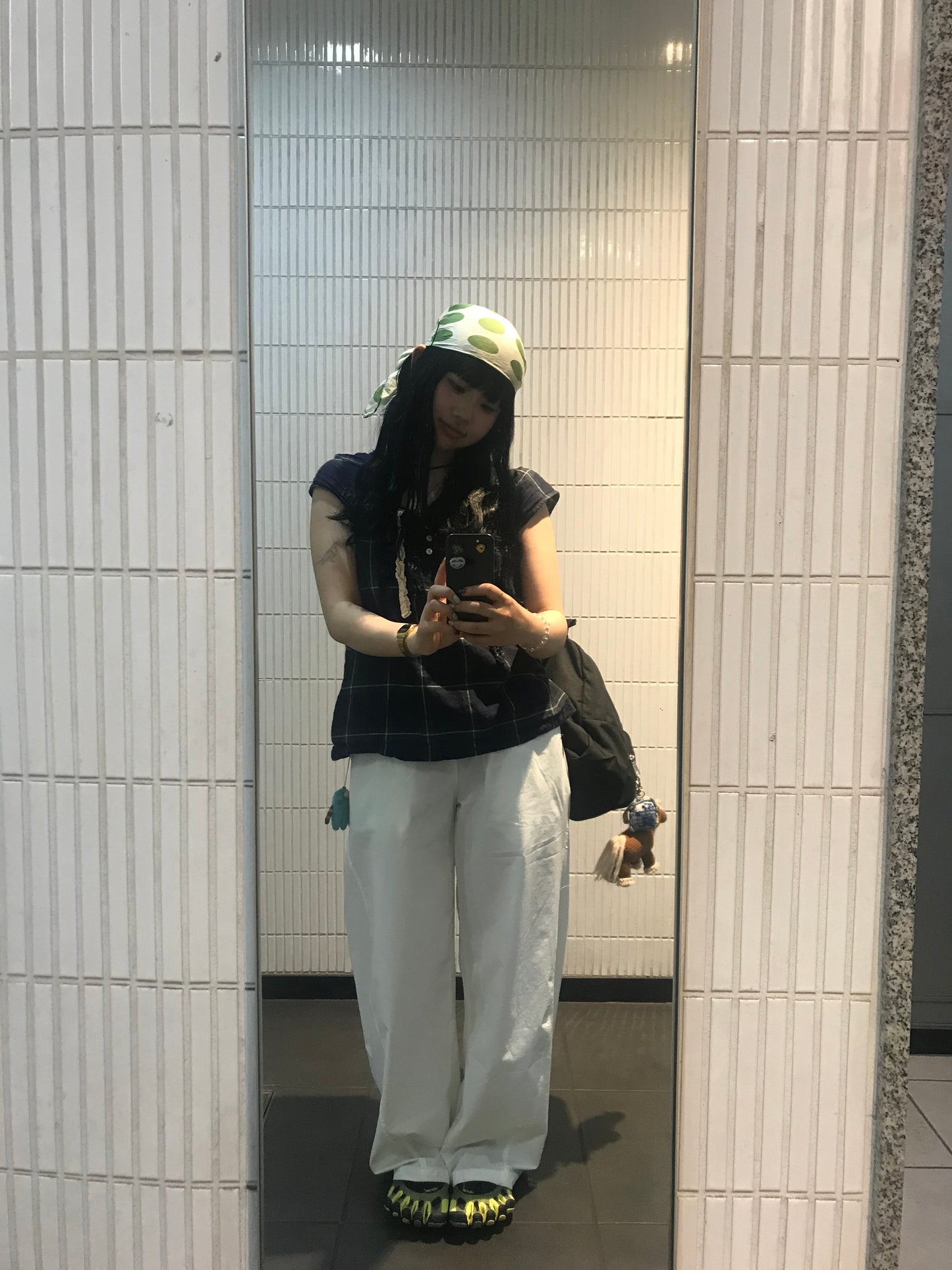 カーブバルーンホワイトパンツ DPC04092