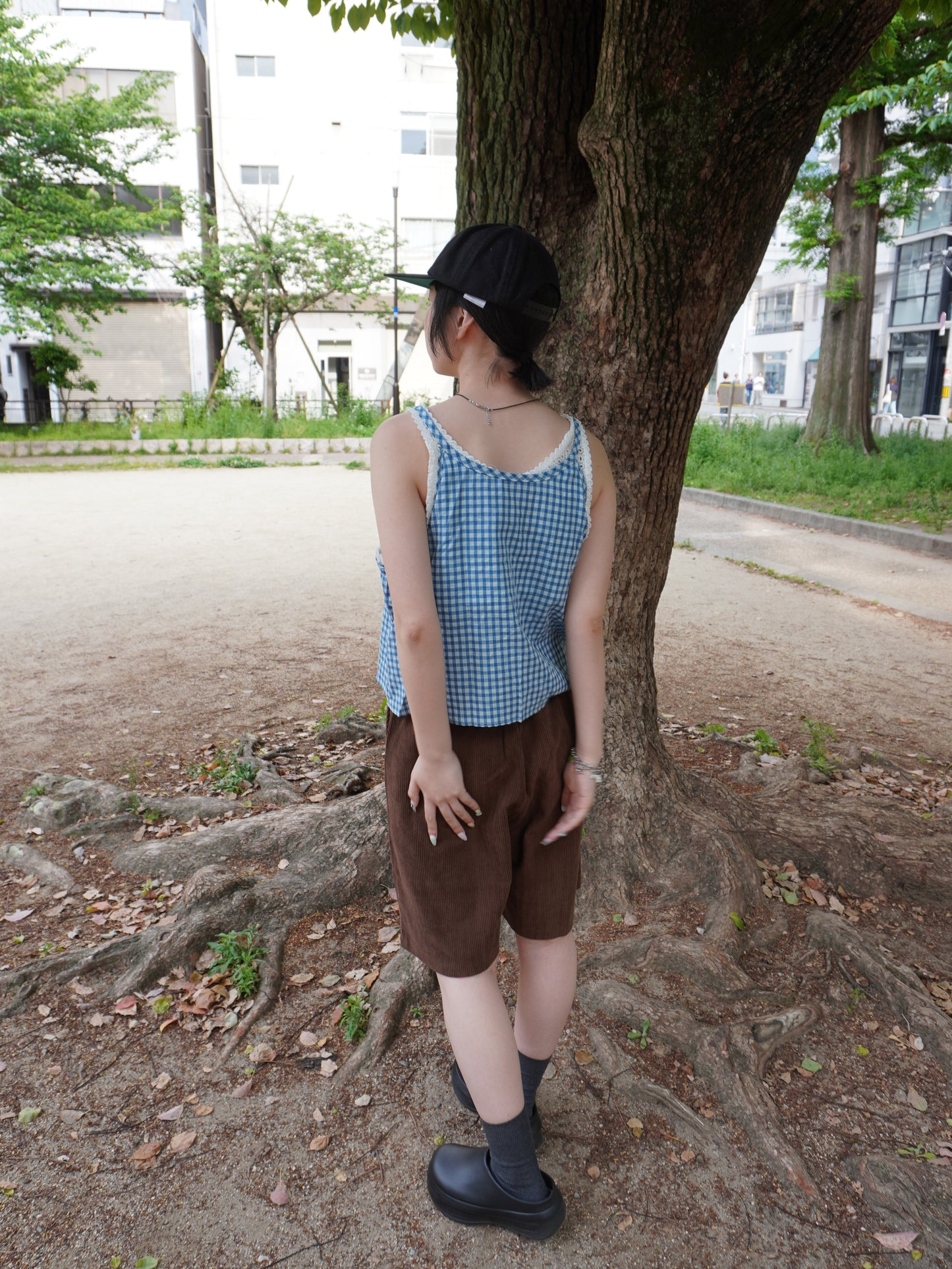 コーデュロイハーフパンツ DPB85158