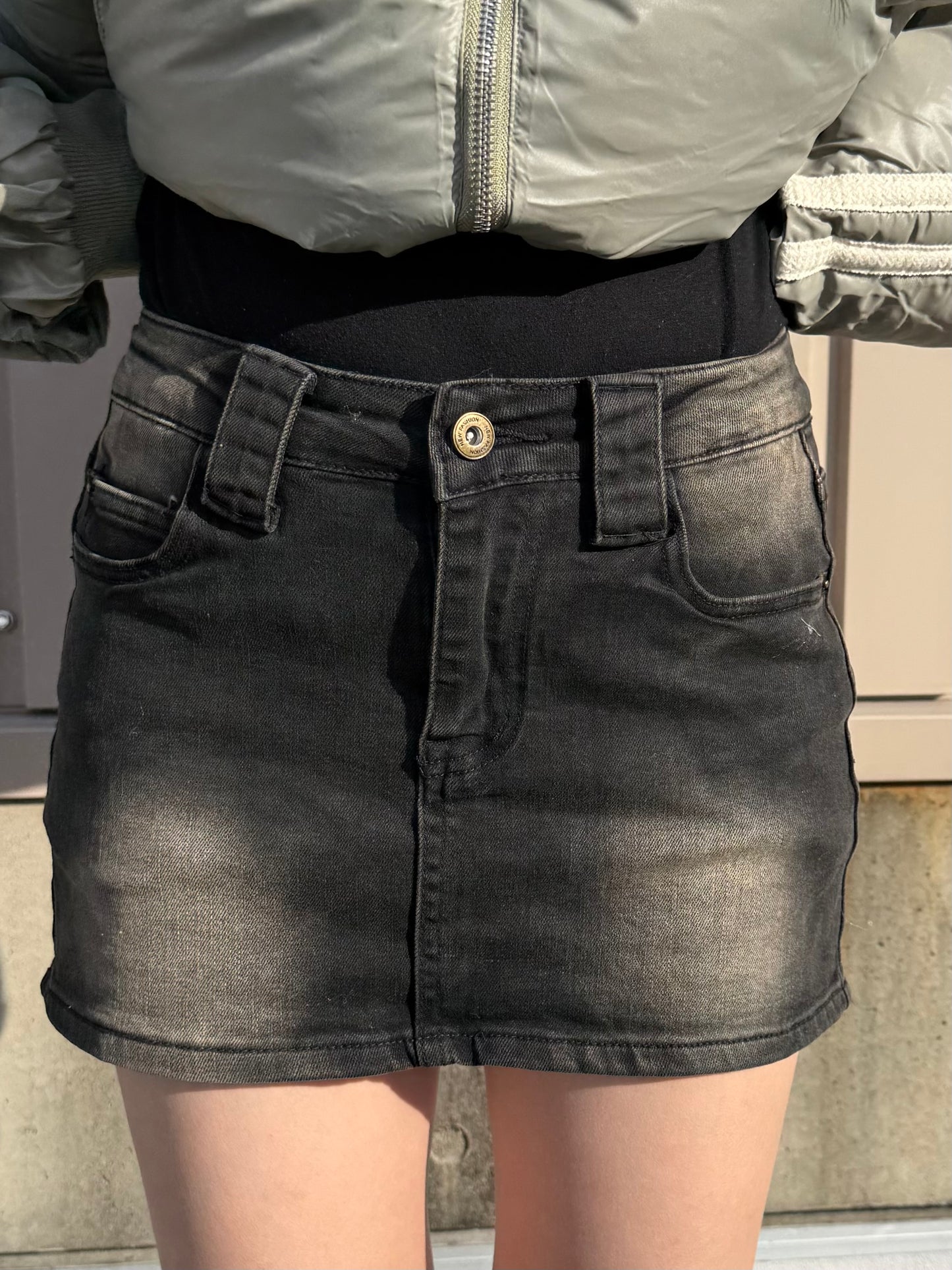 ウォッシュデニムミニスカート DPB73534