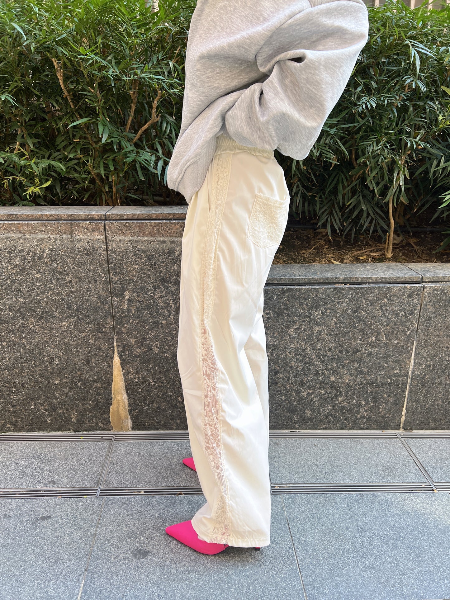 サイドレースラインワイドパンツ DPB79140