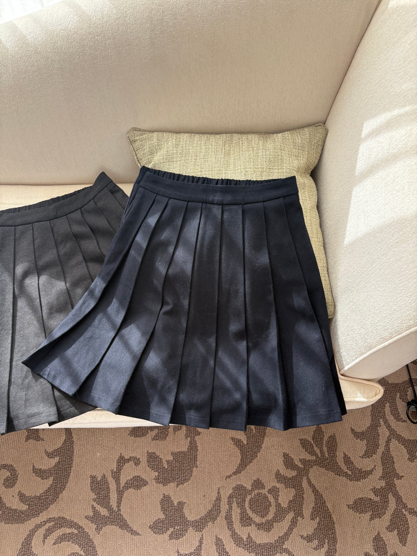 フロントプリーツミニスカート DPA43725