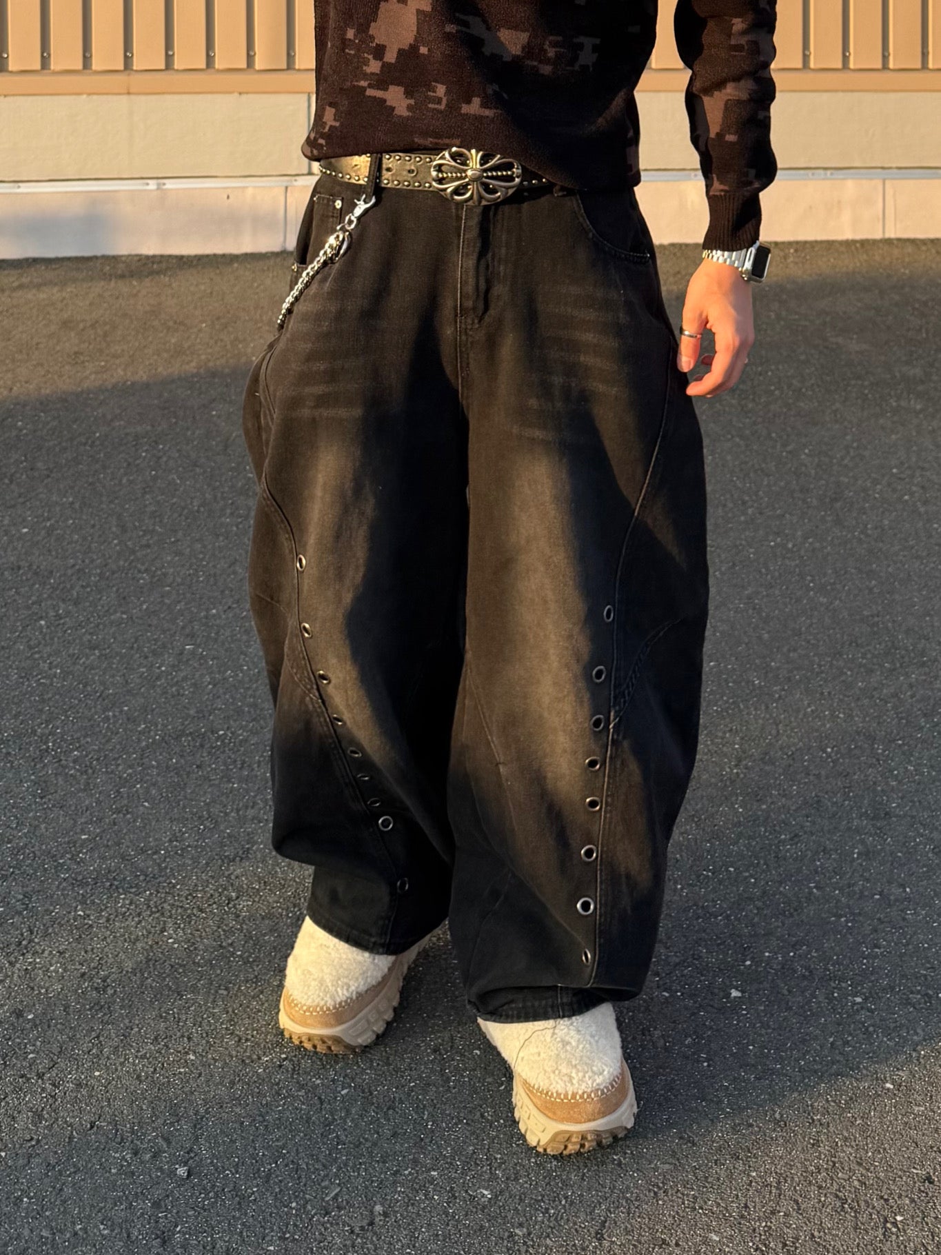 ラインホールデニムパンツ DPB90143