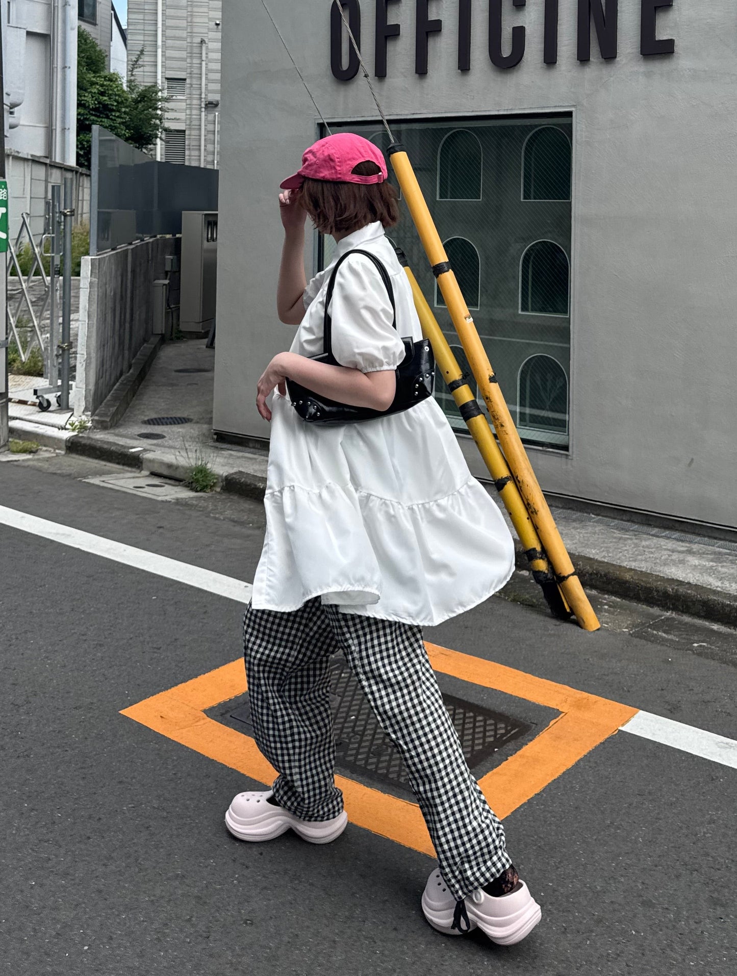 ギャザーシャツワンピース DPB91172