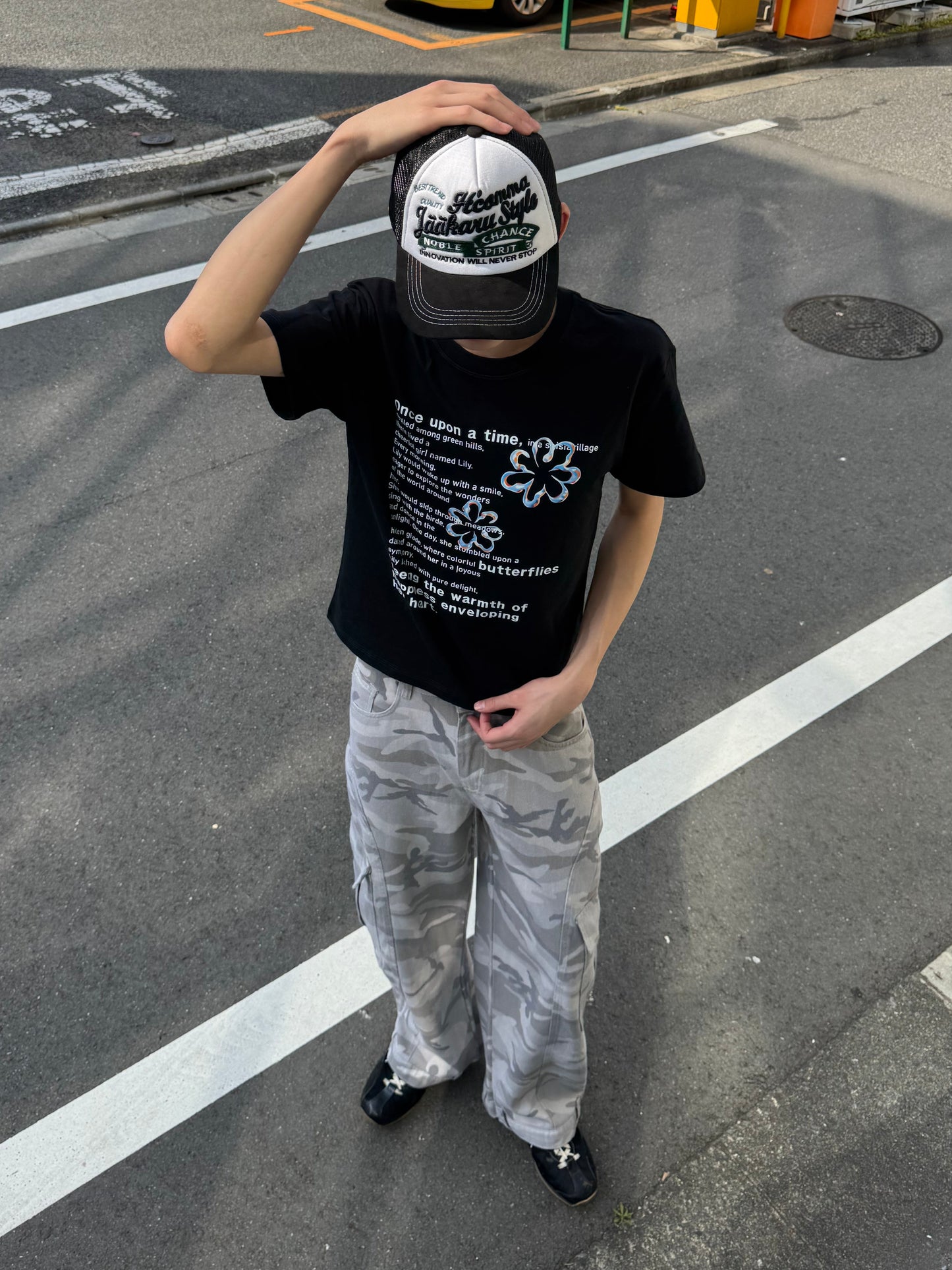 フラワーニュアンスTシャツ DPC05041