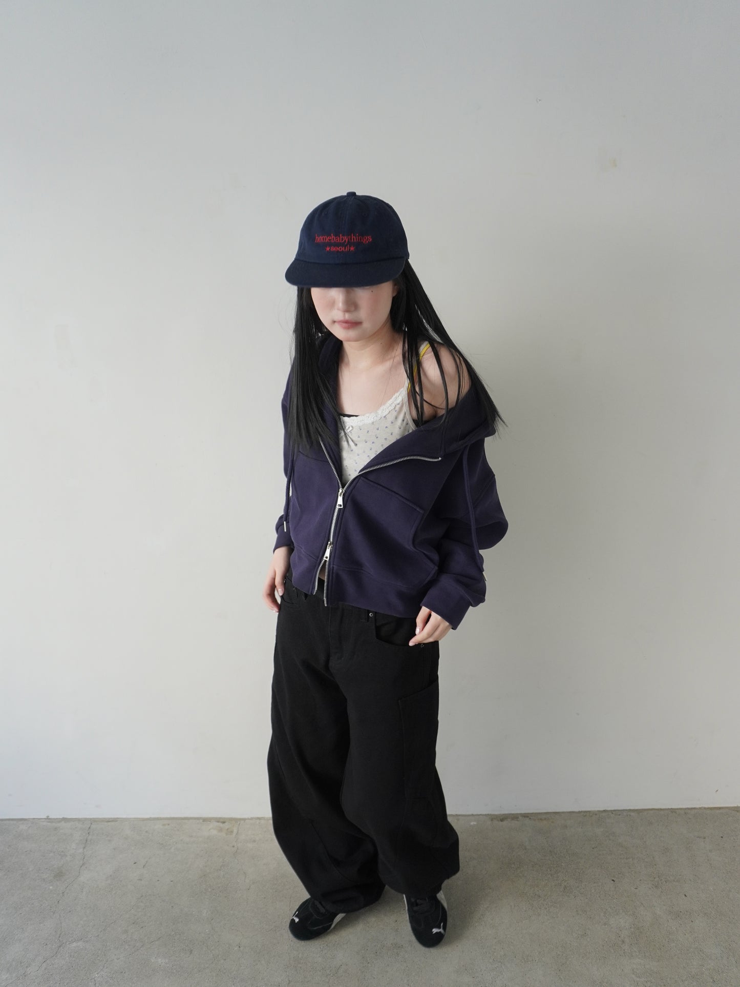 ロゴフラットキャップ DPB85156